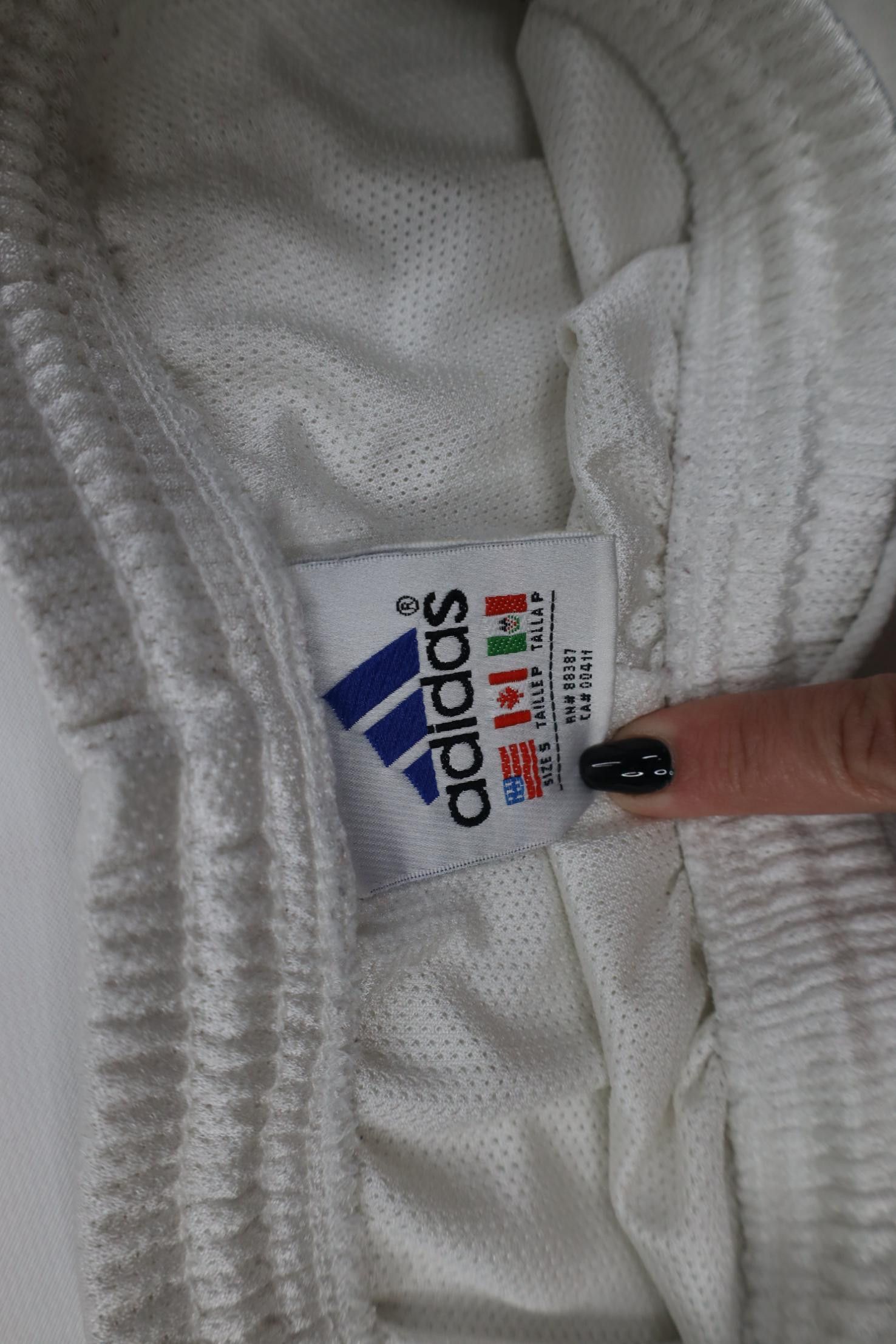 Adidas Vintage 90s Adidas Striped Running Soccer Shorts White Size US 30 / EU 46 - 8 Thumbnail