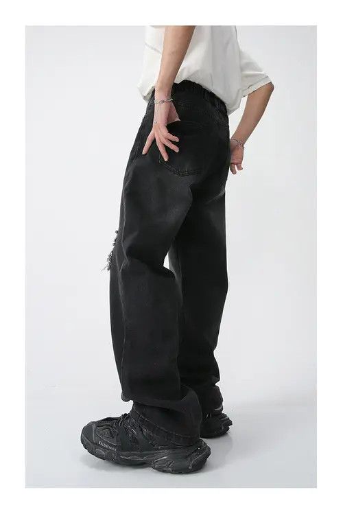 Other Men's straight-leg trendy ripped jeans Size US 32 / EU 48 - 4 Thumbnail
