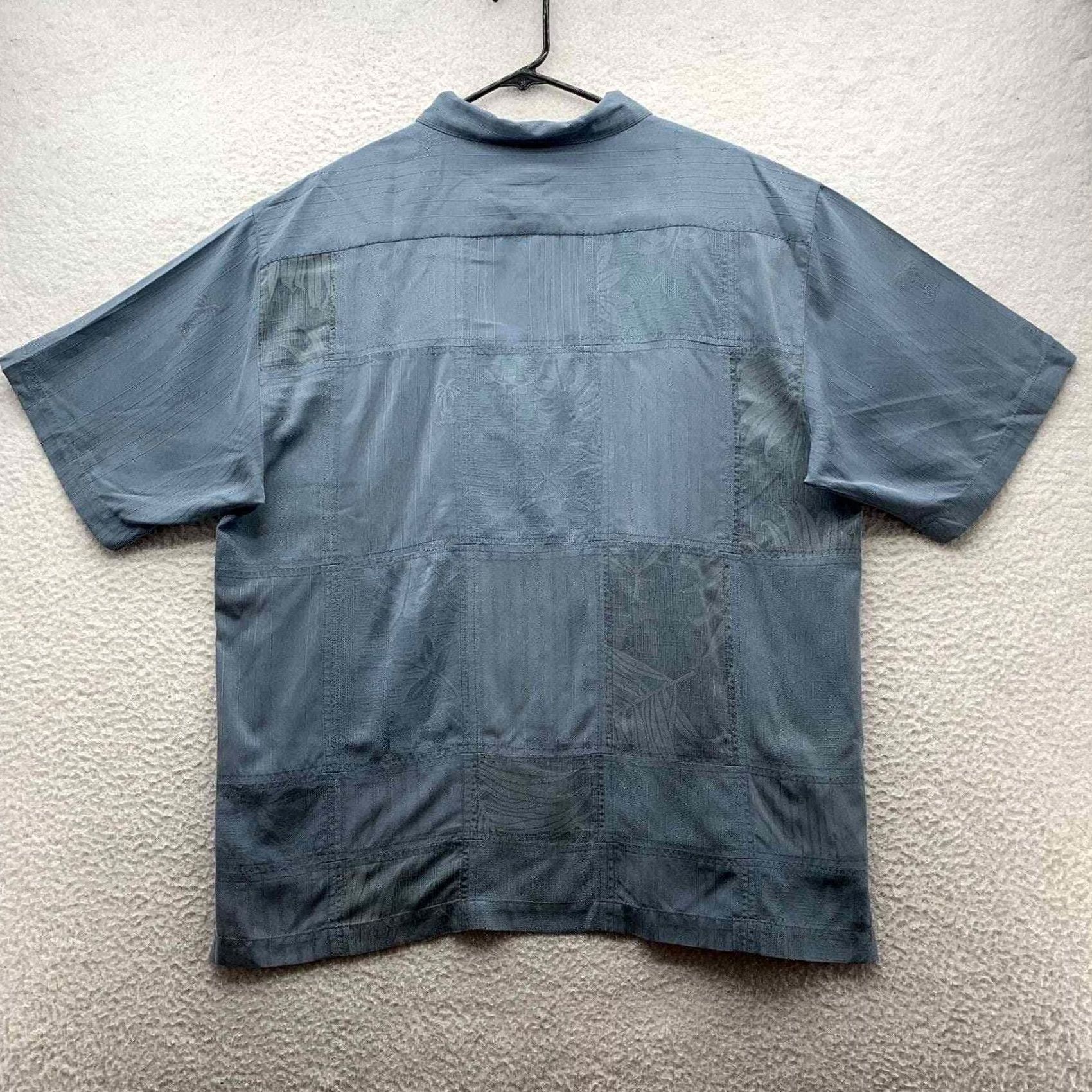 Tommy Bahama Tommy Bahama Shirt Mens Large L Blue Hawaiian Silk Dad Size US L / EU 52-54 / 3 - 4 Thumbnail