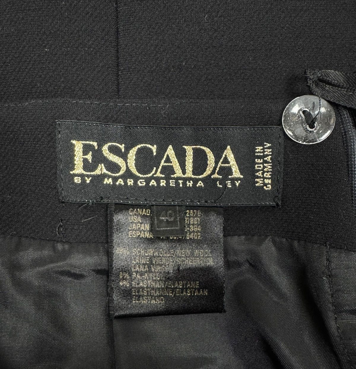Escada Escada Margaretha Ley Pencil Skirt Wool Vintage DE40 IT46 Size 32" / US 10 / IT 46 - 10 Thumbnail