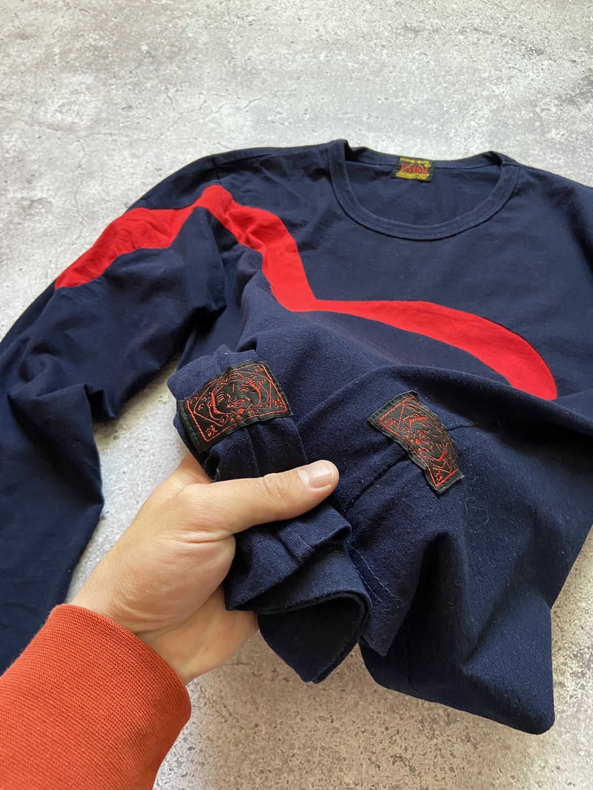 Evisu × Japanese Brand × Vintage Evisu big logo long sleeve shirt Size US M / EU 48-50 / 2 - 2 Thumbnail