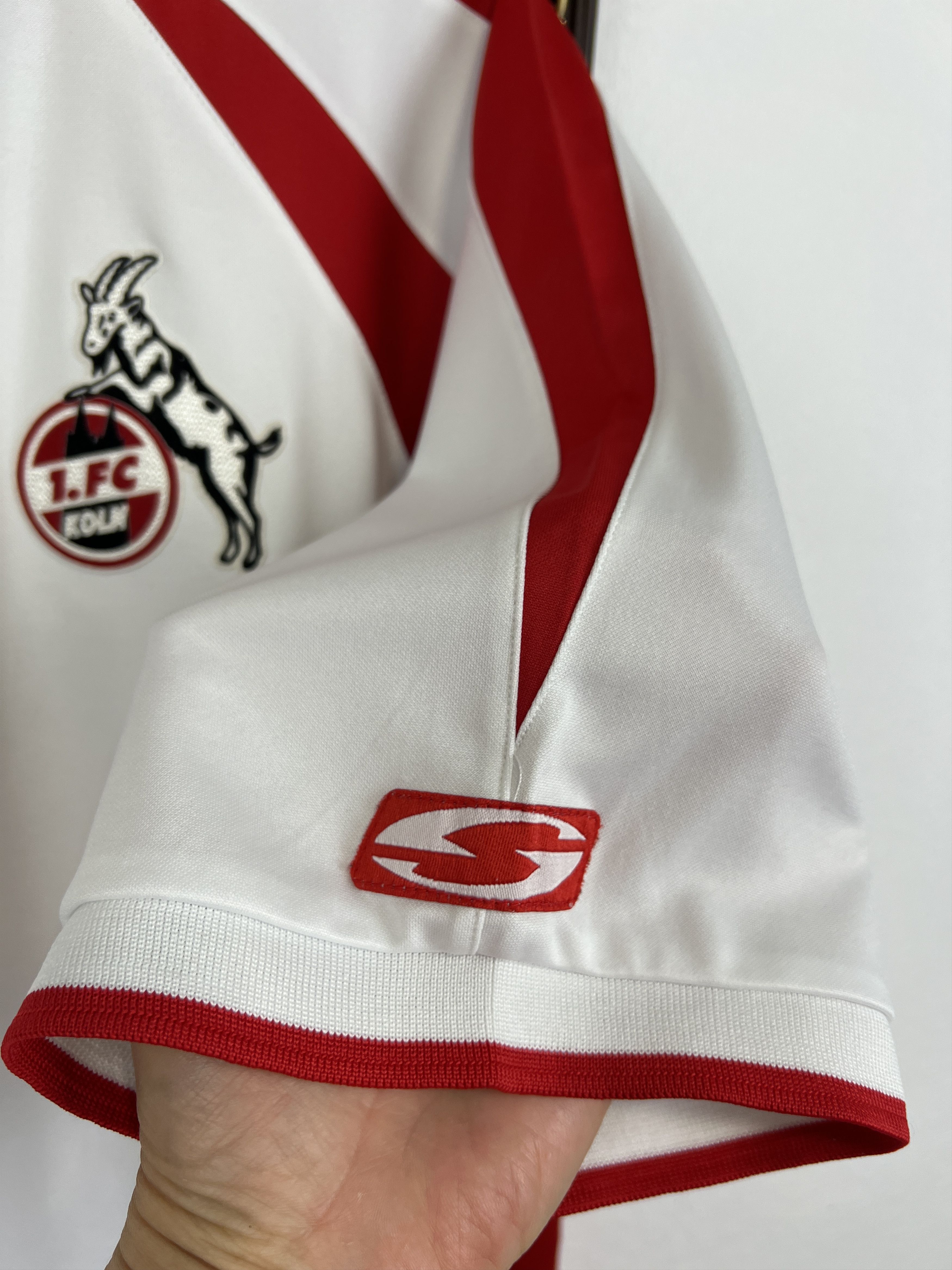 Vintage Koln Home football shirt 2003 Soccer Saller Jersey Trikot Size US XL / EU 56 / 4 - 4 Thumbnail