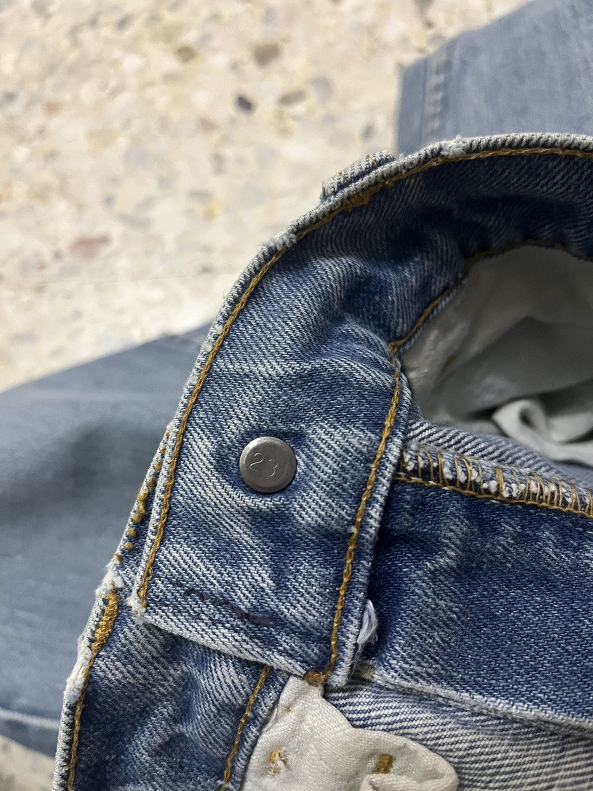 Levi's Vintage 70s levis 646 bell bottom light blue wash Size US 28 / EU 44 - 6 Thumbnail