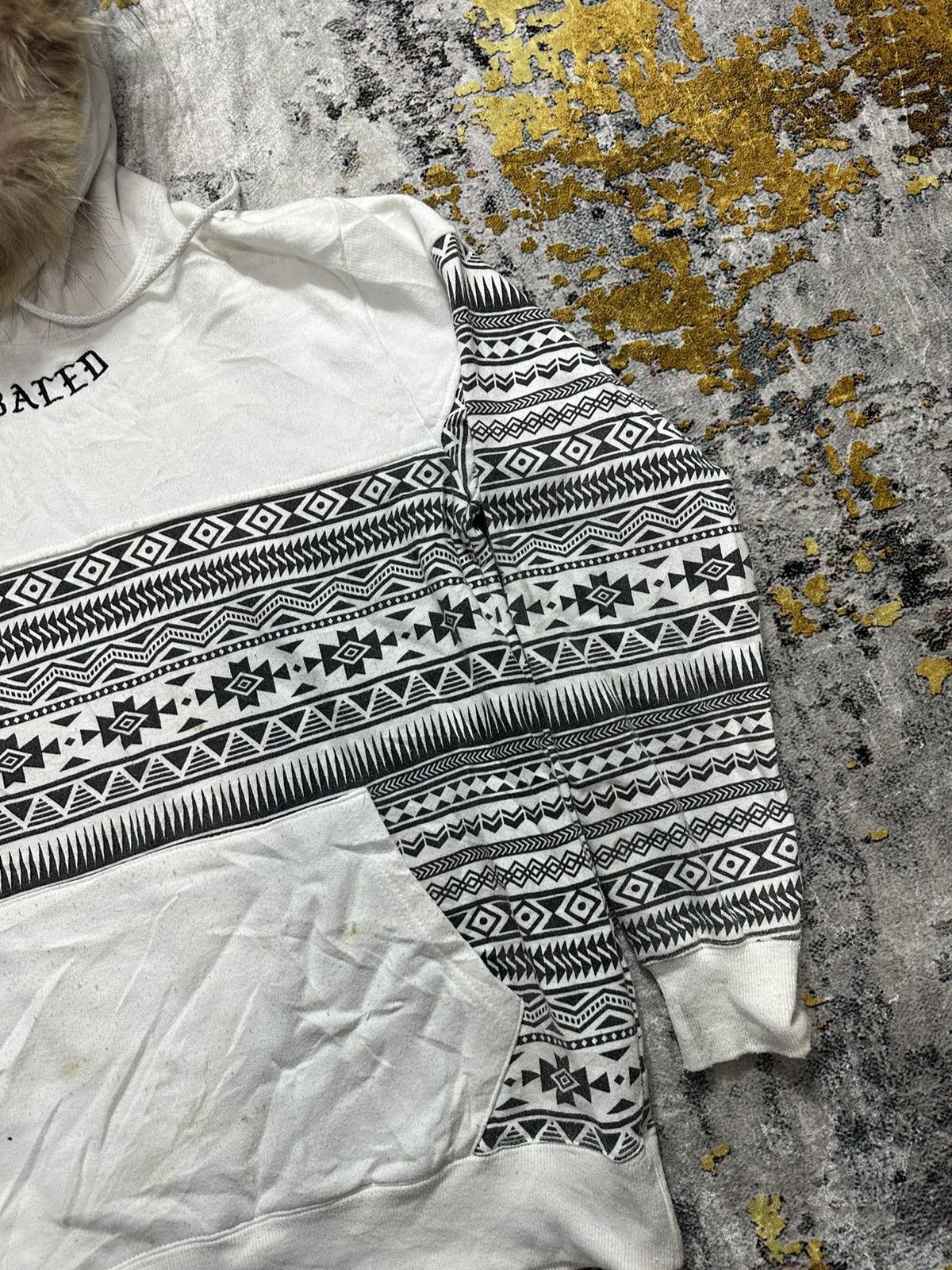 PPFM TRIBALED FUR HOODIE IFSIXWASNINE LGB STYLE Size US L / EU 52-54 / 3 - 4 Thumbnail