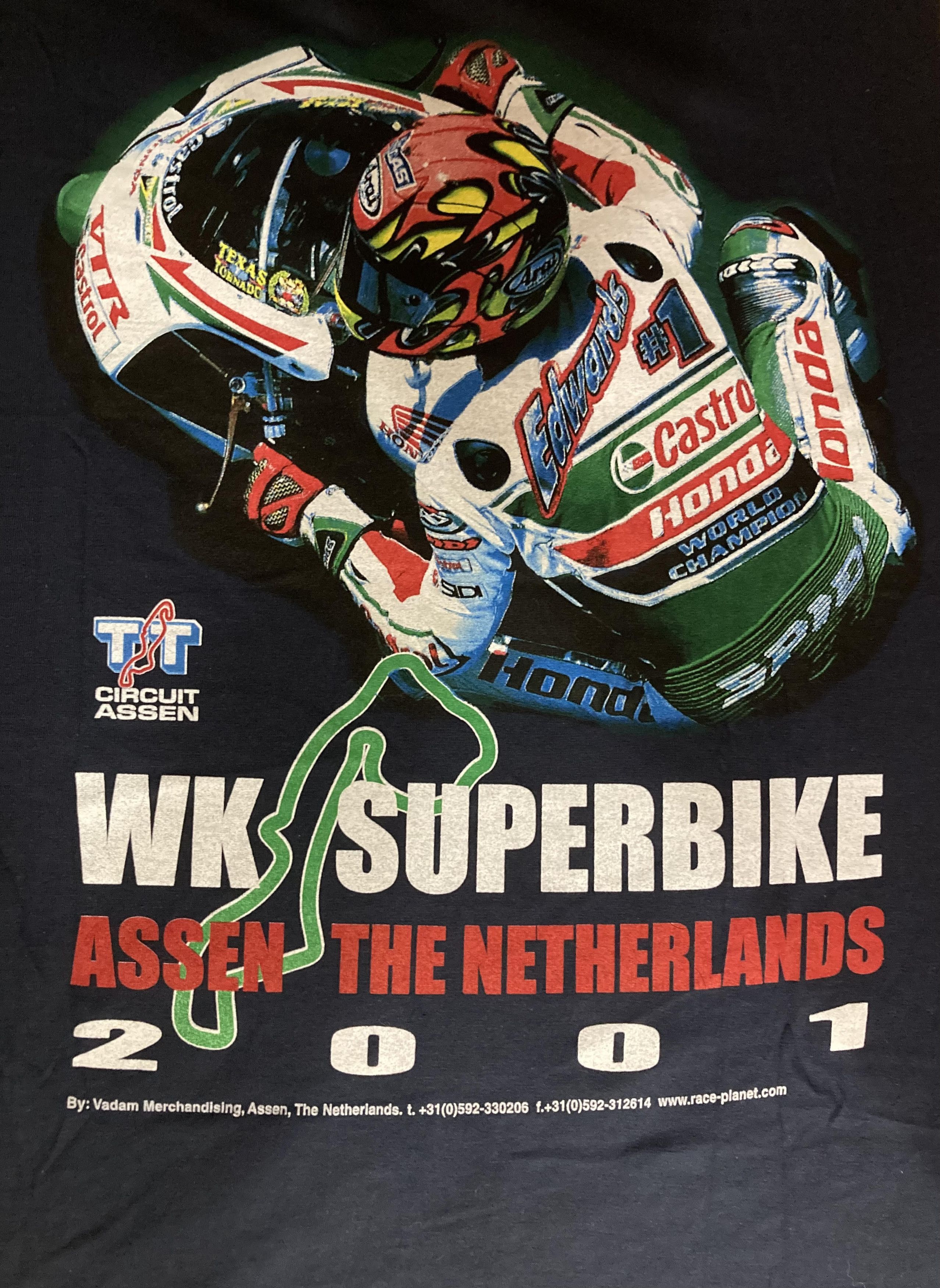 Honda vintage Honda racing tee 2001 Size US M / EU 48-50 / 2 - 6 Thumbnail