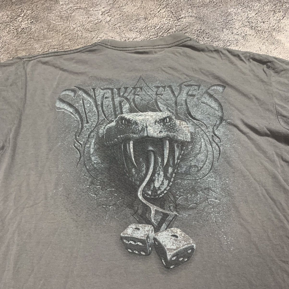 Vintage Vintage 90s Horror Skeleton Graphic Tee Sun Faded Grunge L Size US L / EU 52-54 / 3 - 4 Thumbnail