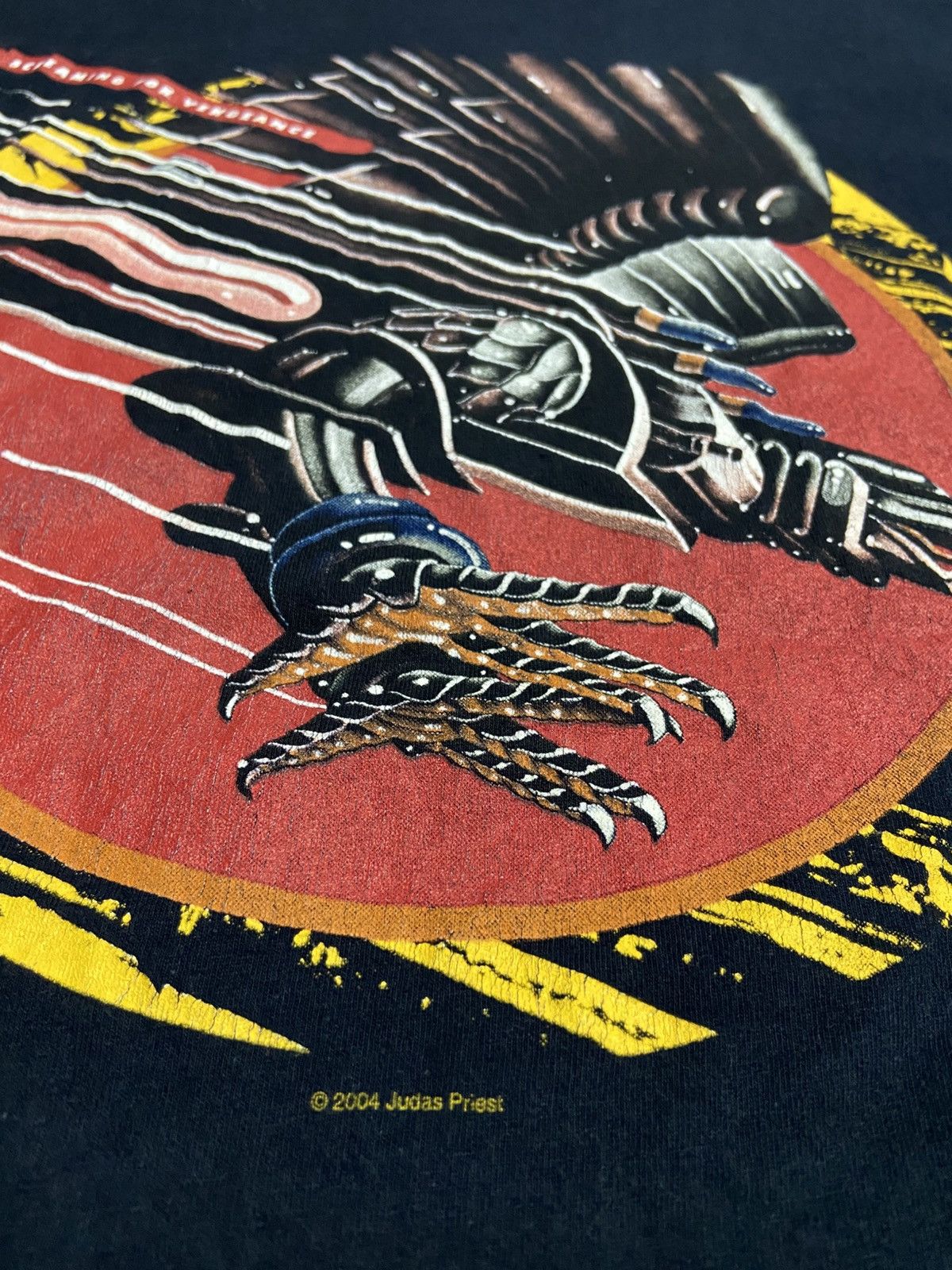 Band Tees Vintage Distressed Judas Priest Screaming for Vengeance Tee Size US M / EU 48-50 / 2 - 3 Thumbnail