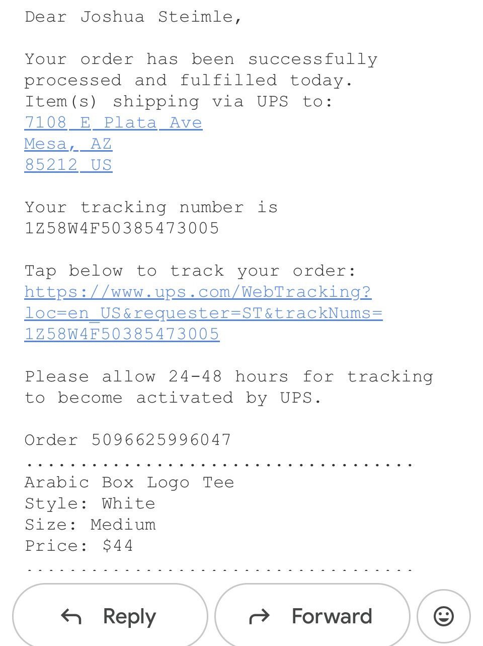 Supreme Supreme Arabic box logo tee white size medium Size US M / EU 48-50 / 2 - 8 Thumbnail