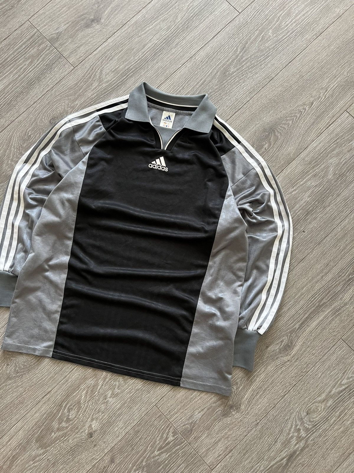 Adidas Vintage 90s Adidas Jersey Long Sleeve Soccer Football Size US M / EU 48-50 / 2 - 3 Thumbnail