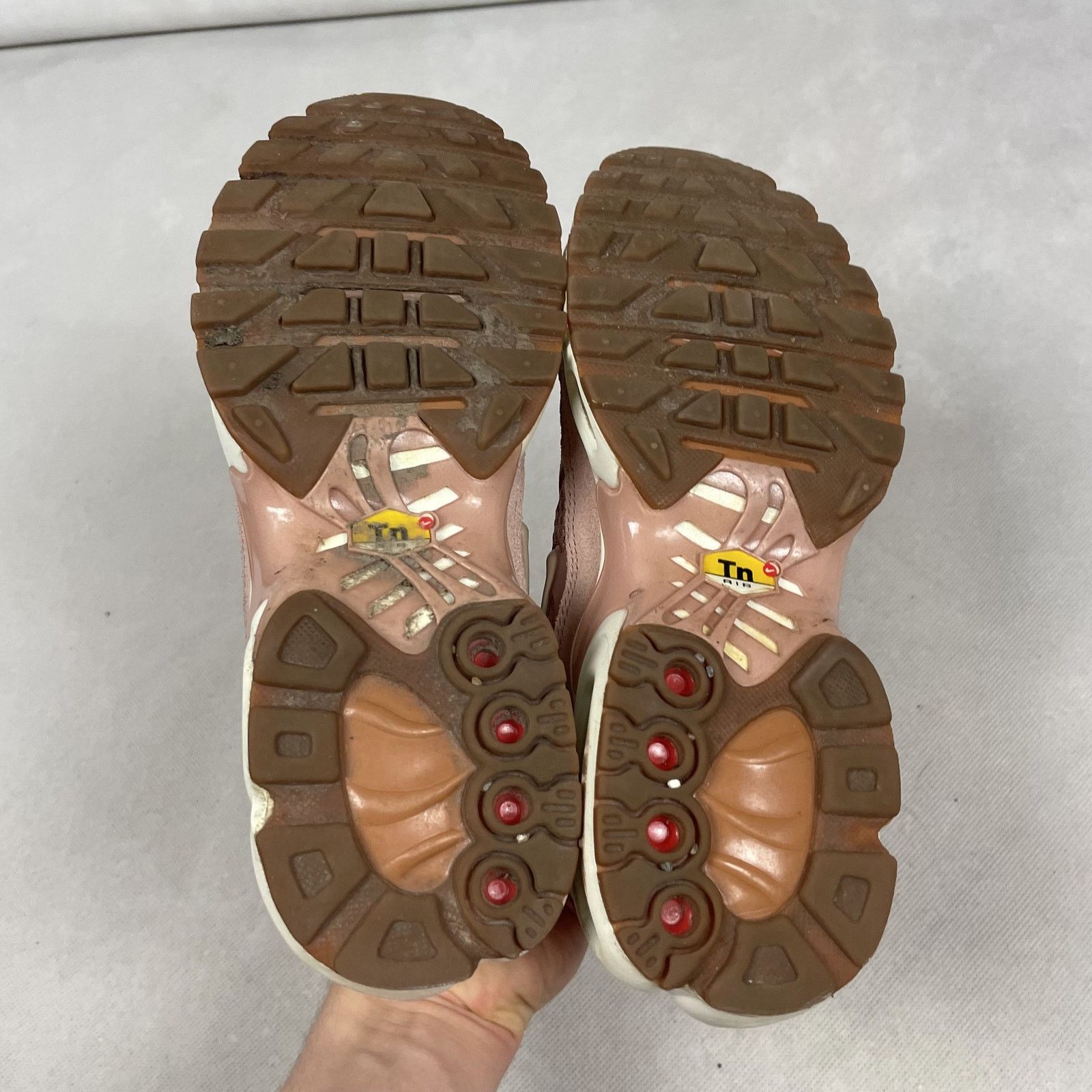 Nike Nike Air Max Plus 605112-603 Women's Particle Pink Shoes 6.5 Size US 6.5 / IT 36.5 - 11 Thumbnail