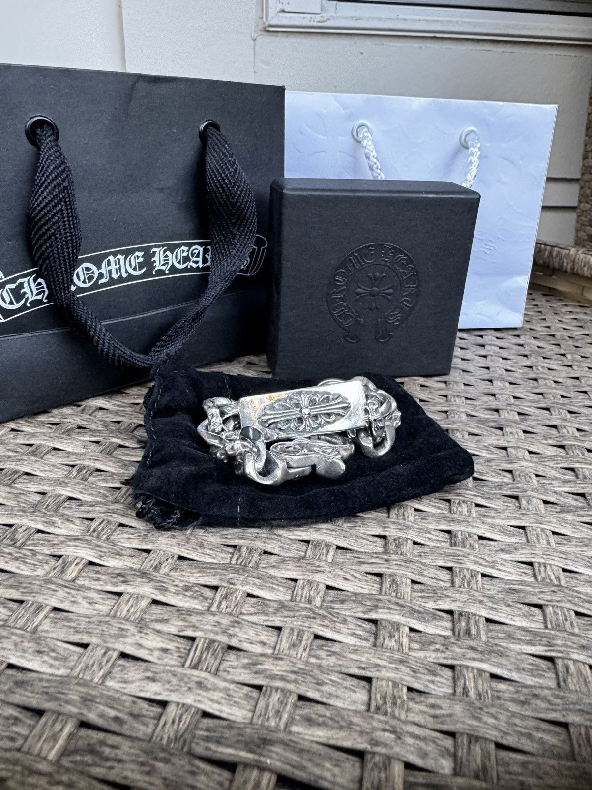 Chrome Hearts Chrome Hearts Floral ID Bracelet Size ONE SIZE - 1 Thumbnail