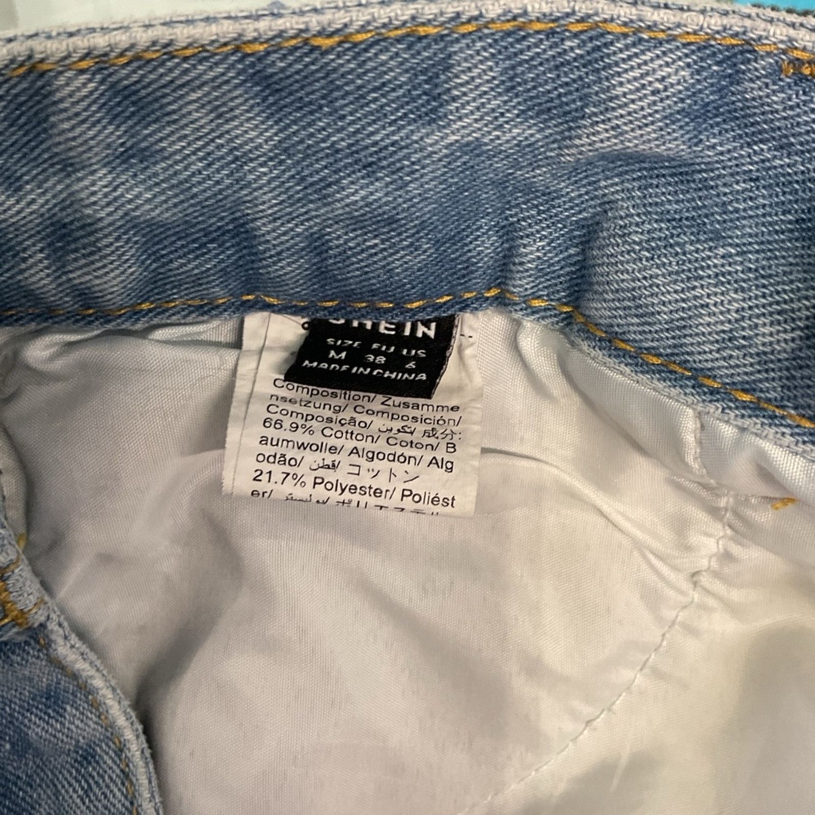 Shein Women’s Denim Cut-Off Shorts Size 30" / US 8 / IT 44 - 3 Thumbnail