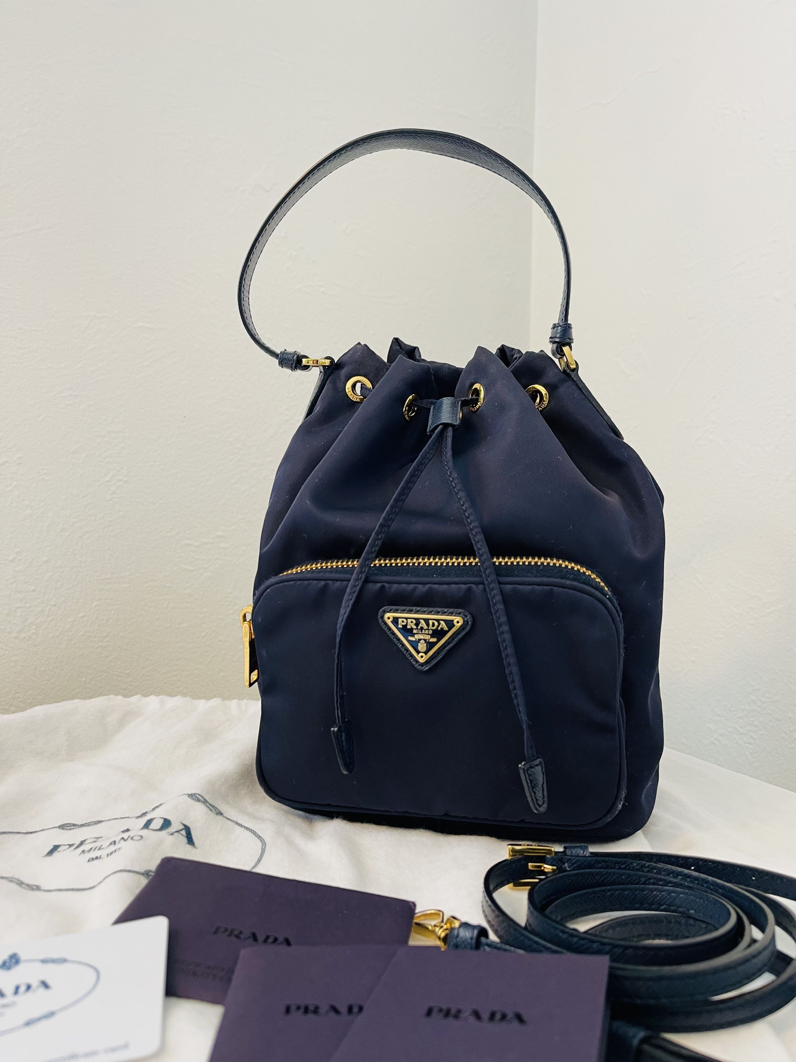 Prada duet re-nylon bucket bag Size ONE SIZE - 2 Thumbnail