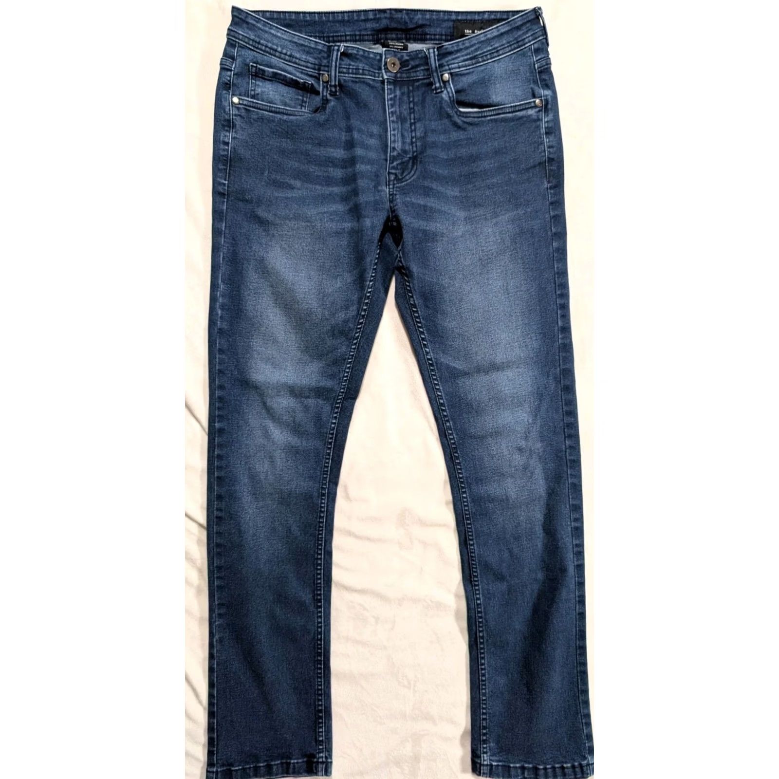 Denime The Perfect Jean NYC Slim Fit Jeans Mens 31 x 32 Blue Stretch Denim Shirt? Size US 31 - 2 Thumbnail
