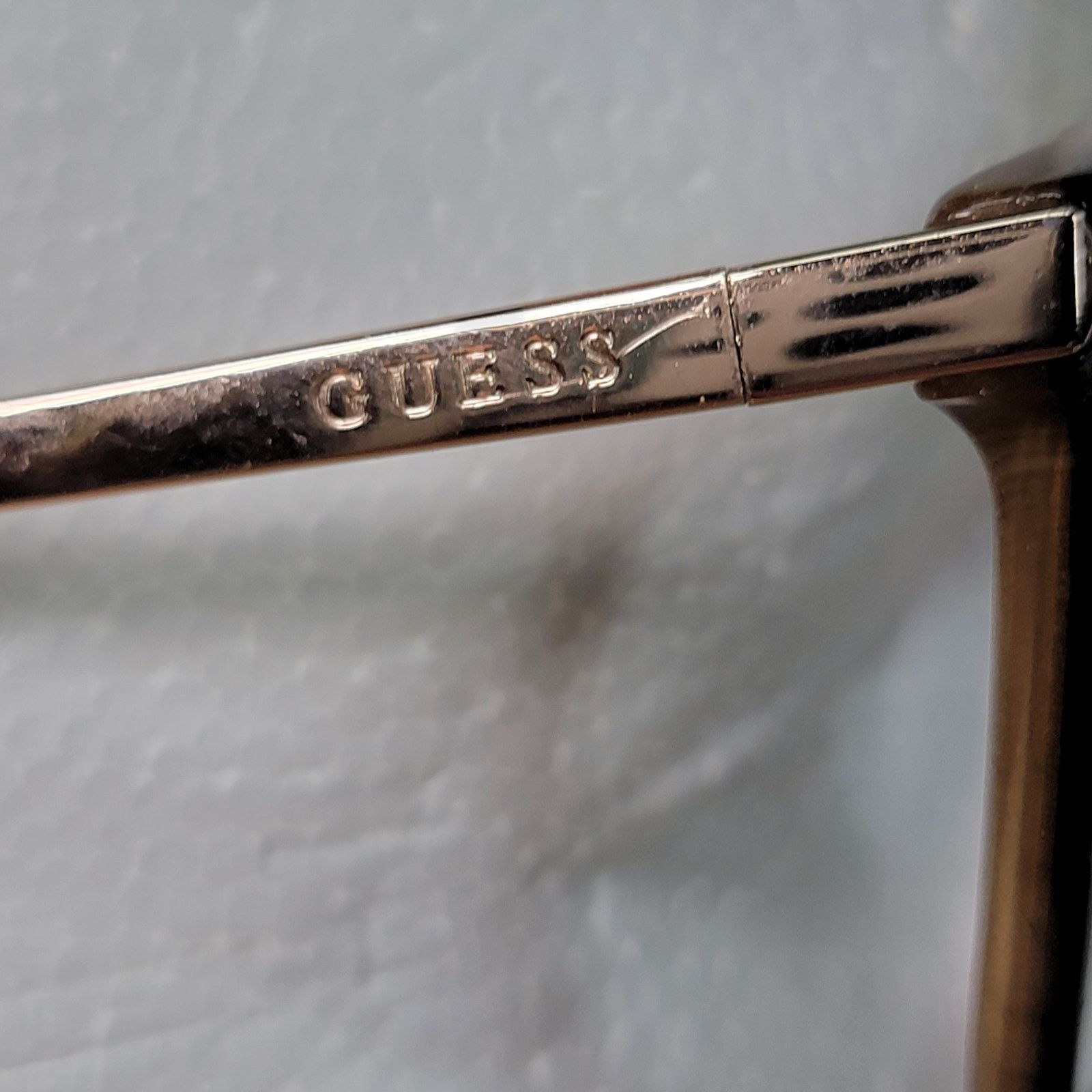 Guess Guess Eyeglasses Gold Glitter / Black Frames 56/14 145 Size ONE SIZE - 3 Thumbnail