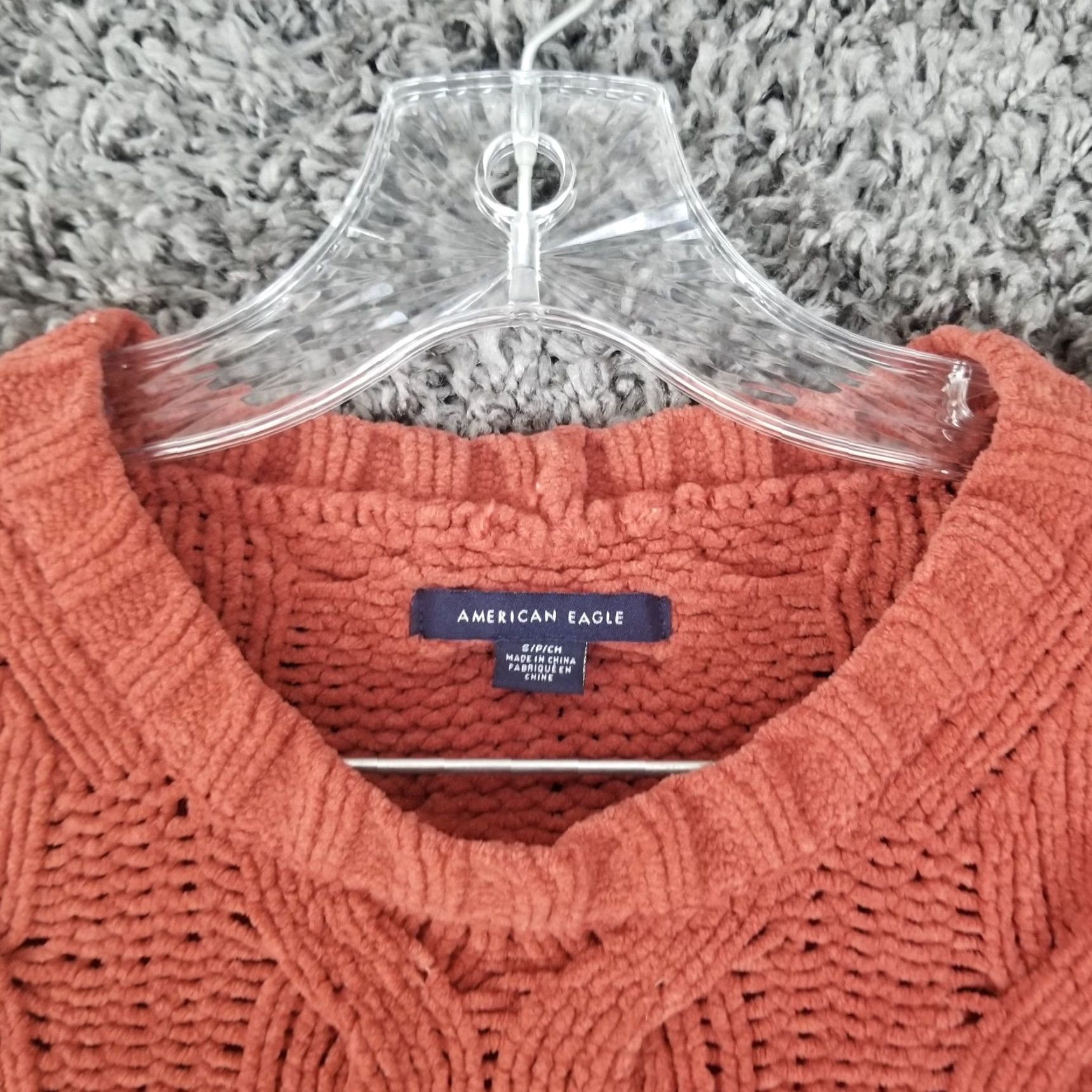 American Eagle Outfitters American Eagle Sweater Women Size S Red Knit Pullover Womens Size S / US 4 / IT 40 - 2 Thumbnail