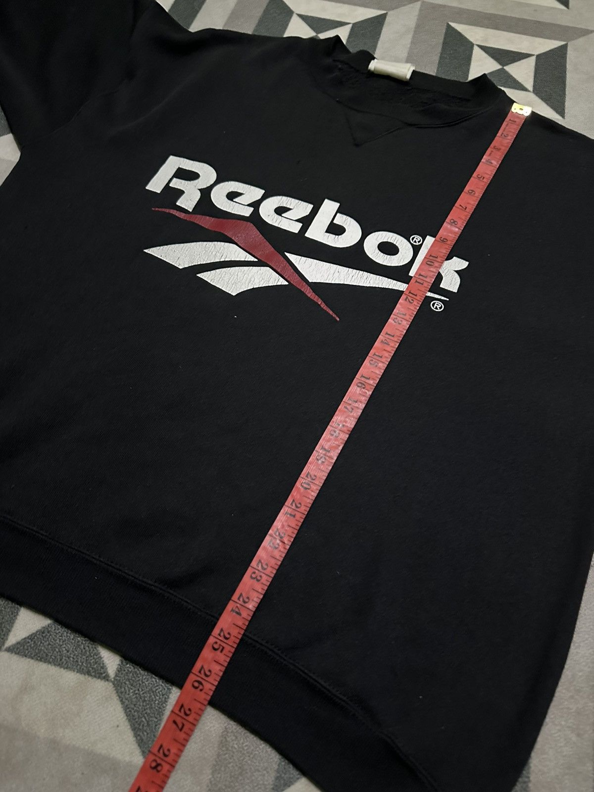 Reebok Vintage 90s Reebok crewned pullover sweatshirt in black Size US XL / EU 56 / 4 - 8 Thumbnail