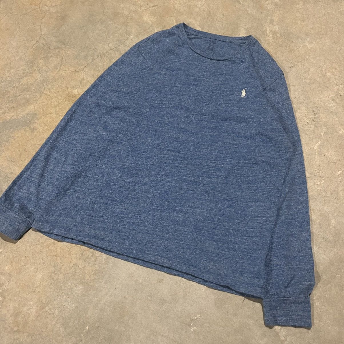 Polo Ralph Lauren × Ralph Lauren Polo Ralph Lauren Embroidered Pony Logo Longsleeve Tee Blue Size US XL / EU 56 / 4 - 2 Thumbnail