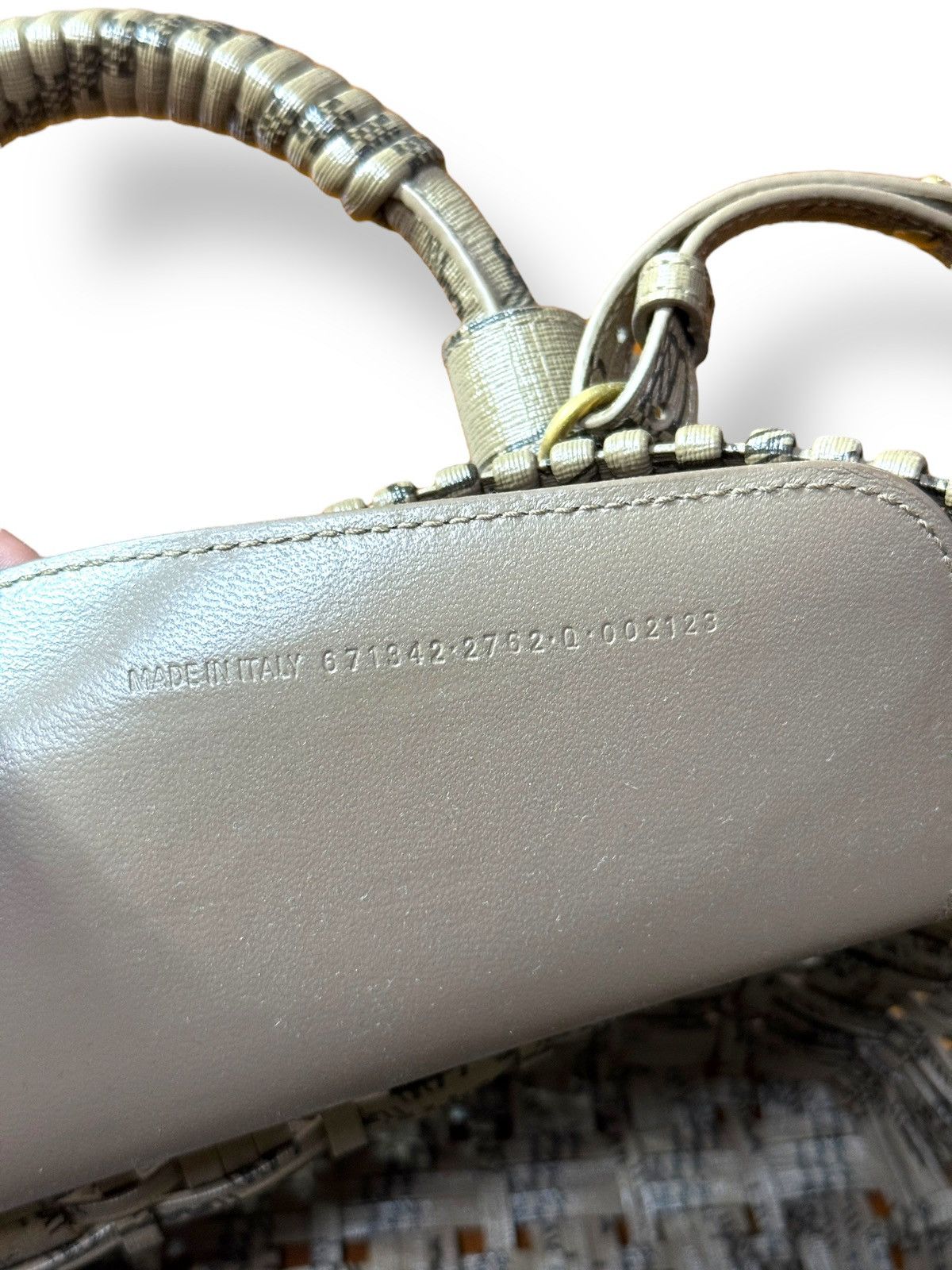 Balenciaga × Designer × Japanese Brand *RARE* AOP BALENCIAGA BISTRO BASKET BAG STRAP DEMNA BB Size ONE SIZE - 5 Thumbnail