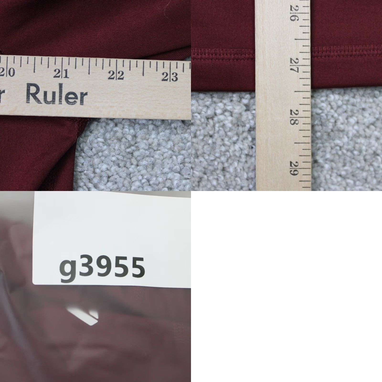 Vintage Fourlaps Mens Sweatshirt Red 1/4 Zip Long Sleeve Pullover Polyester Spandex Crew Neck L/S Size US M / EU 48-50 / 2 - 9 Thumbnail