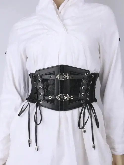 Other Women Grommet Lace Up Fashionable Corset Belt Size ONE SIZE - 1 Thumbnail