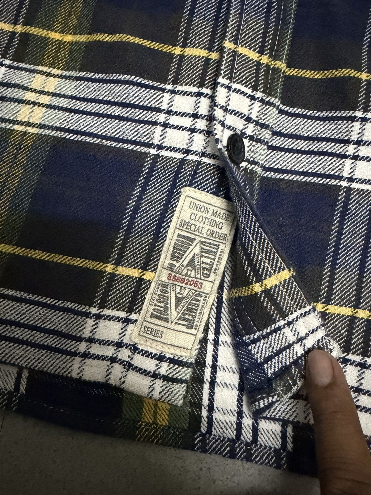 Japanese Brand Vintage Houston Union Made Flannel Shirt Size US M / EU 48-50 / 2 - 5 Thumbnail