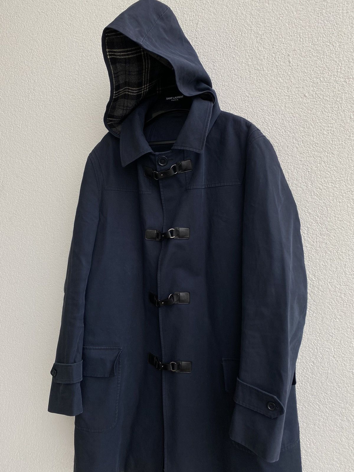 Yves Saint Laurent Autumn YSL Jacket Coat Long Bomber Vintage Windbreaker Size US L / EU 52-54 / 3 - 2 Thumbnail