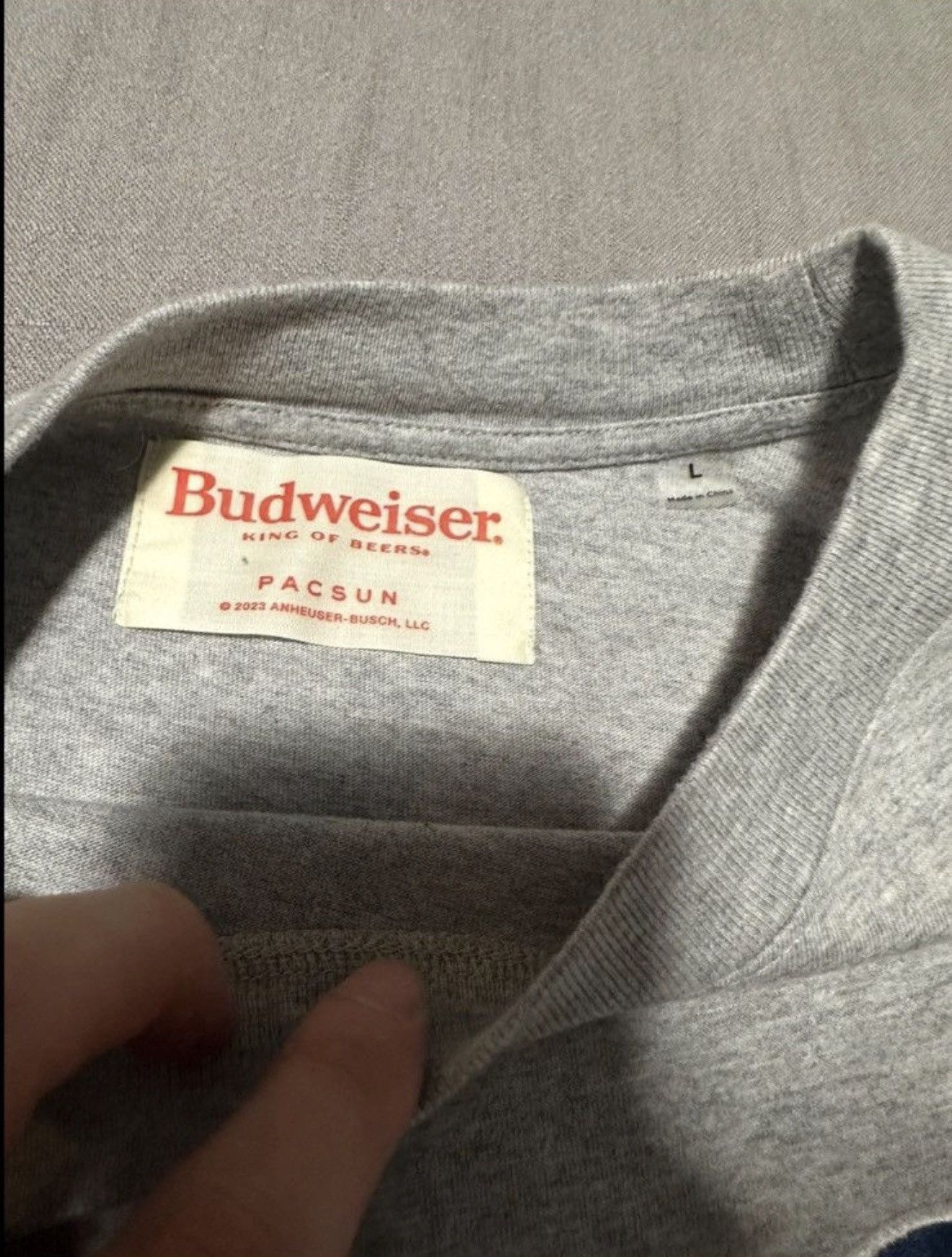 Pacsun Budweiser Shirt Size US L / EU 52-54 / 3 - 2 Thumbnail