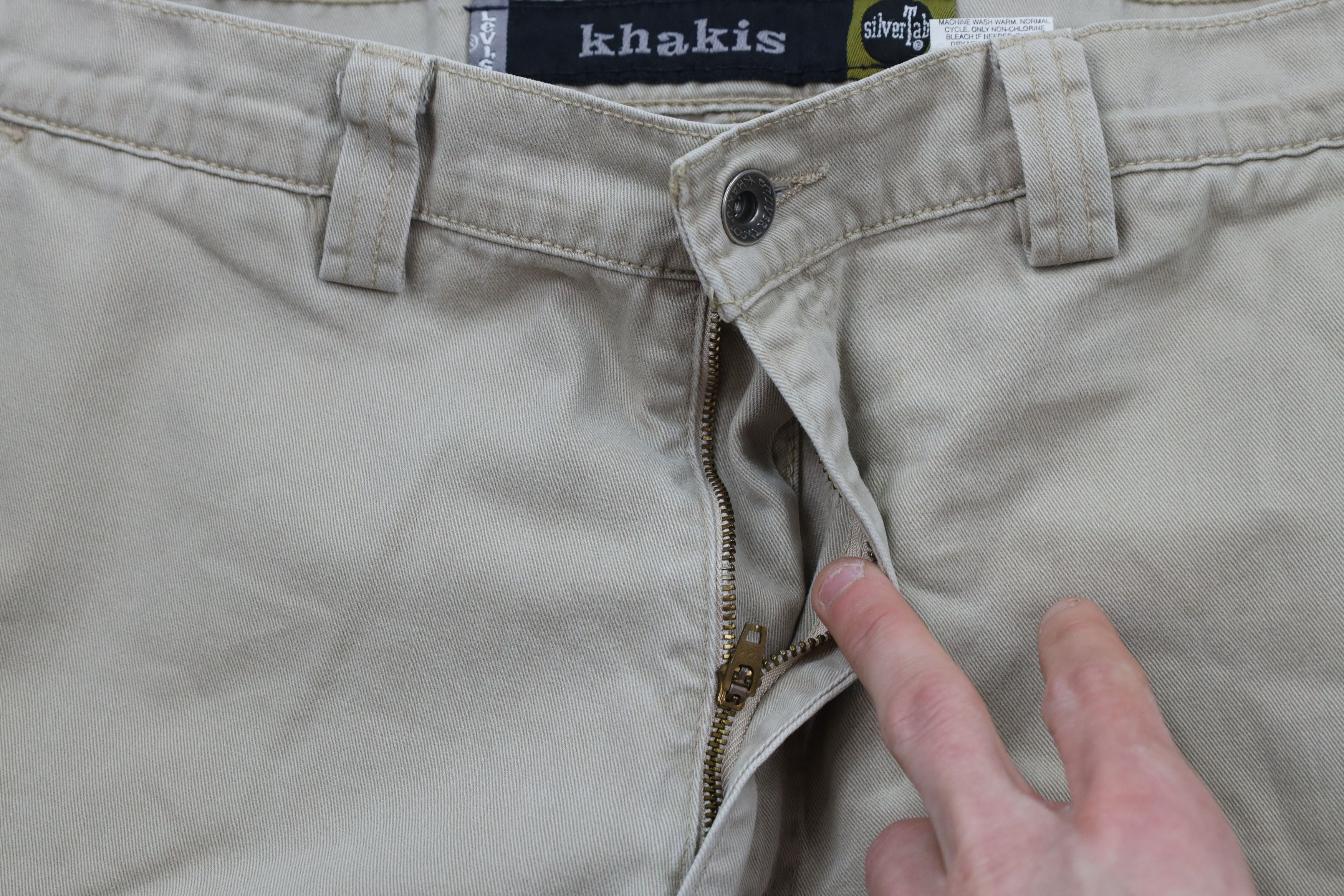 Levi's × Vintage Vintage 90s Levis SilverTab Loose Fit Wide Leg Cargo Pants Size US 36 / EU 52 - 7 Thumbnail