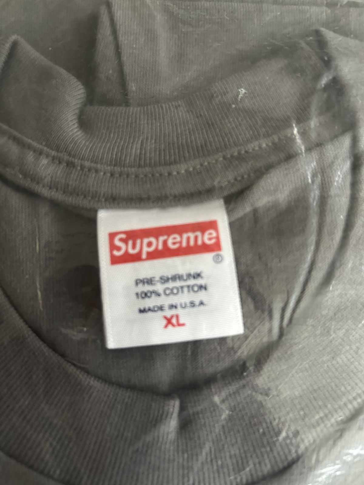 Supreme Supreme Fighter / Fight For NY Tee Charcoal XL FW23 Size US XL / EU 56 / 4 - 6 Thumbnail