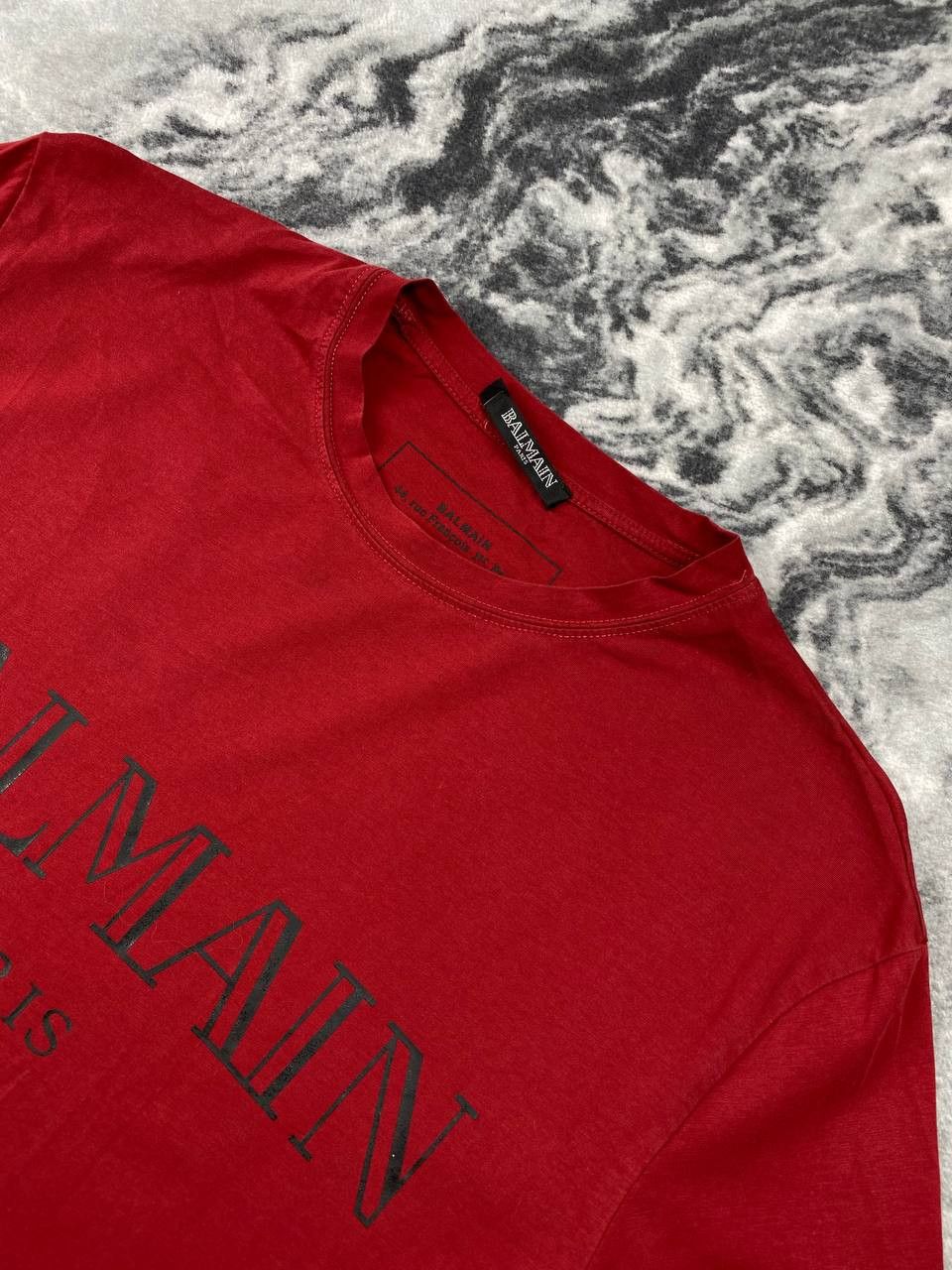 Balmain Balmain Big Logo T Shirt Men Size M Red Size US M / EU 48-50 / 2 - 5 Thumbnail
