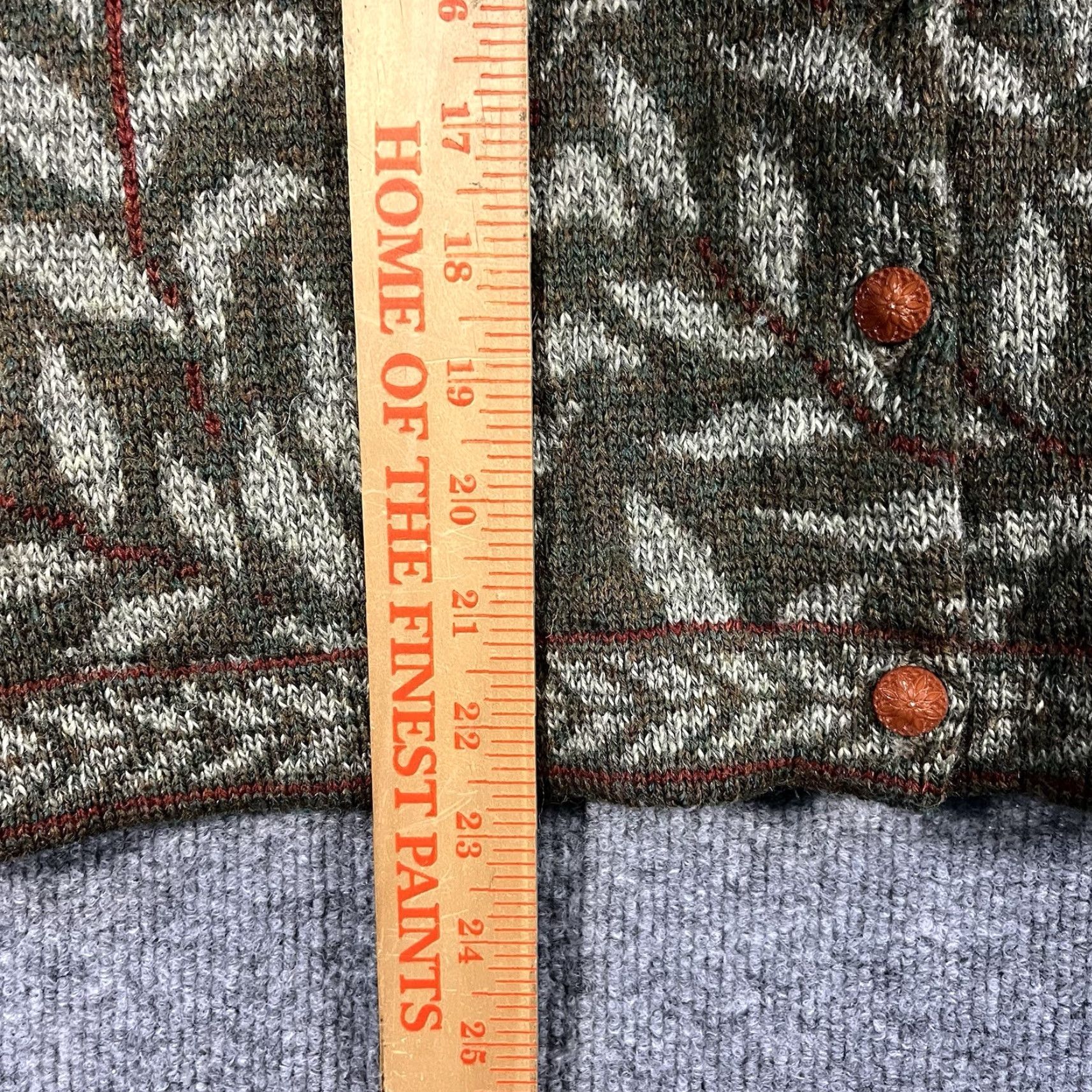 Vintage VINTAGE Cherry Lewis Womens Cardigan Sweater Shirt? Size M / US 6-8 / IT 42-44 - 4 Thumbnail