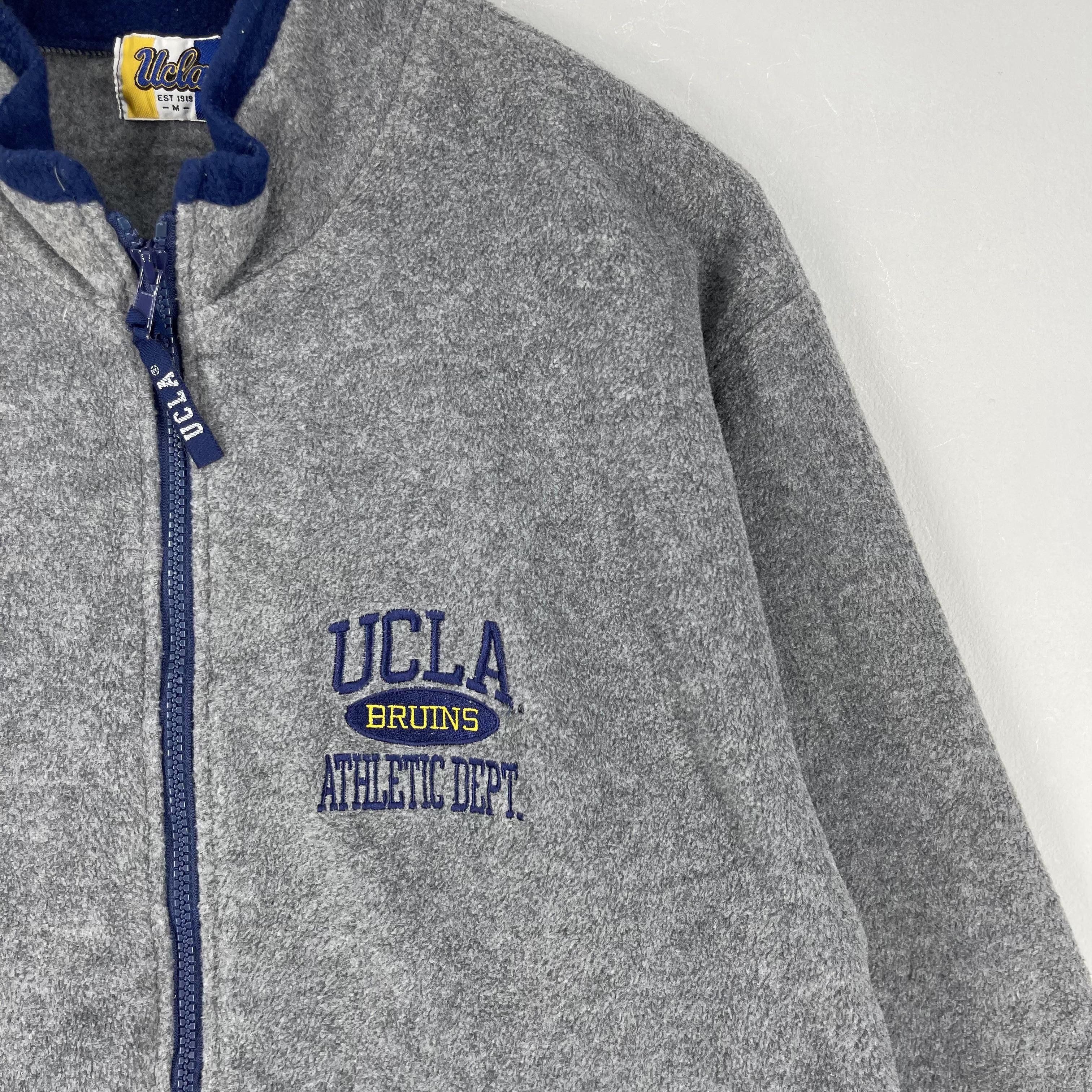 Vintage Vintage 90s UCLA Bruins Ncaa Football Team Fleece Jacket Size US M / EU 48-50 / 2 - 2 Thumbnail