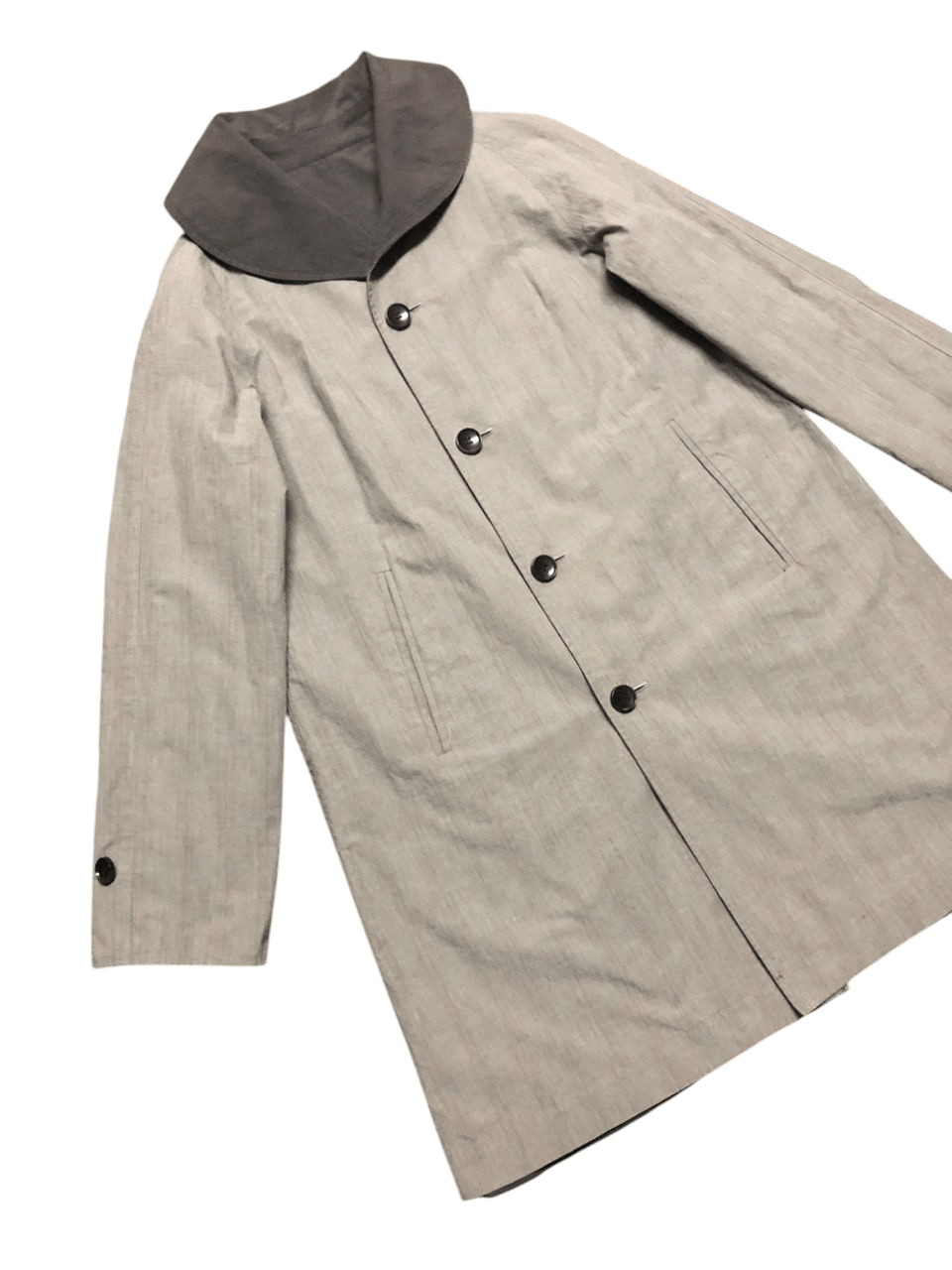 Beams Japan Beams Boys Rivesible Overcoat Plaid Brown Design rare Size US S / EU 44-46 / 1 - 7 Thumbnail