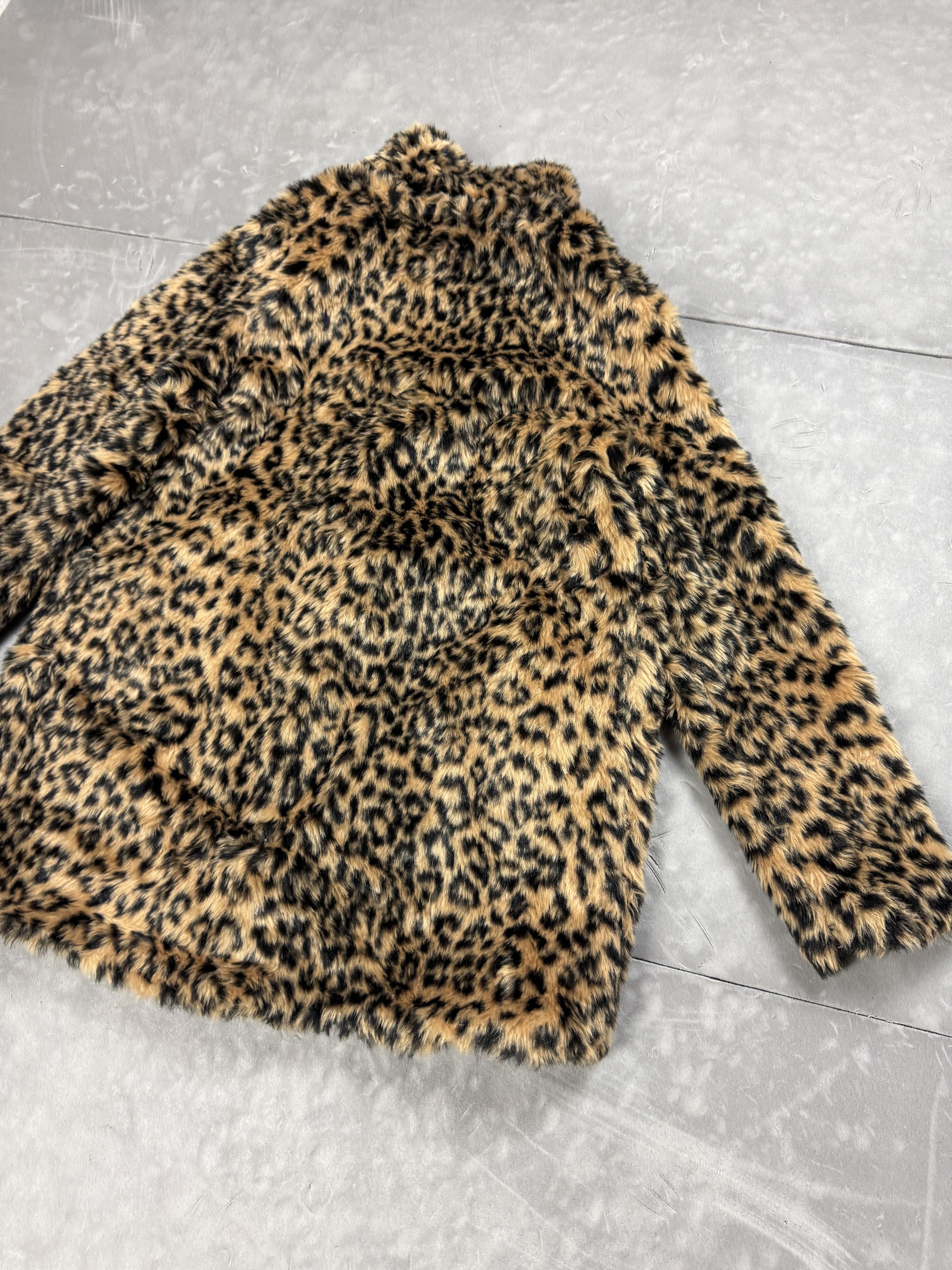 Vintage Vintage coquette y2k fur jacket leopard print 90s Size L / US 10 / IT 46 - 8 Thumbnail