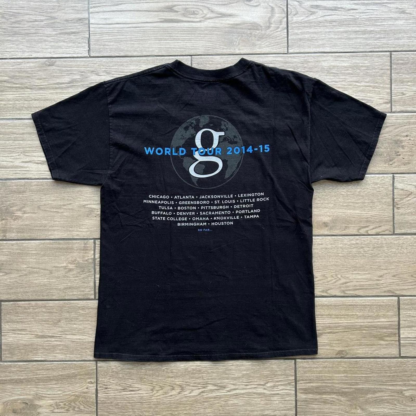 Designer Y2K Black Garth Brooks 2014-15 World Tour Promo T-Shirt Size US L / EU 52-54 / 3 - 6 Thumbnail