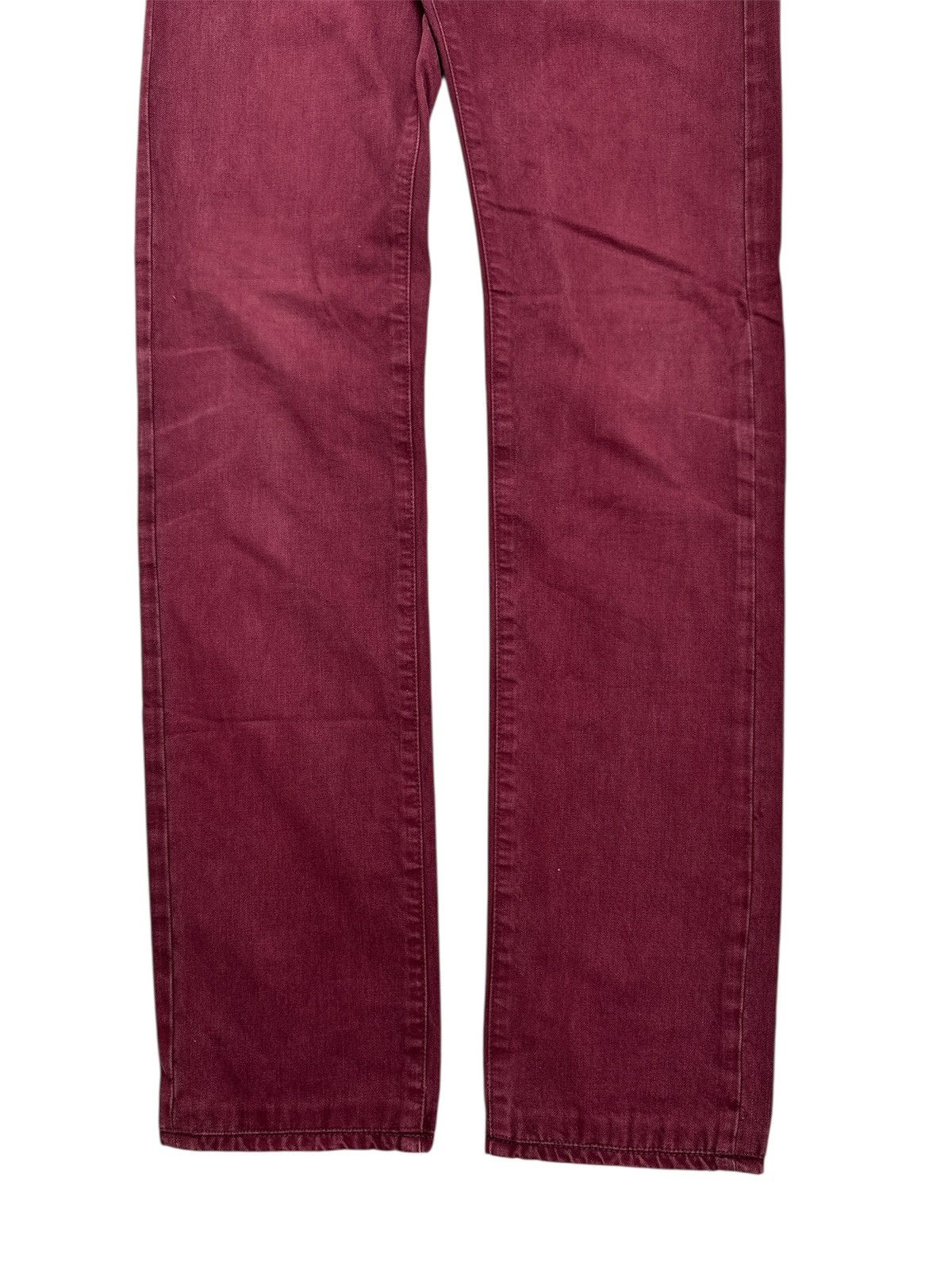 Dior Dior Kris Van Asche Jeans Burgundy 2010 Size US 28 / EU 44 - 5 Thumbnail