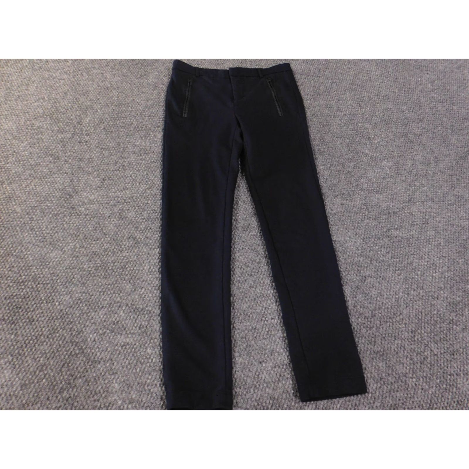 Vince Vince Pants Womens 4 Blue Slim Stretch Ankle Zip Pockets Shirt? Size 27" / US 4 / IT 40 - 2 Thumbnail