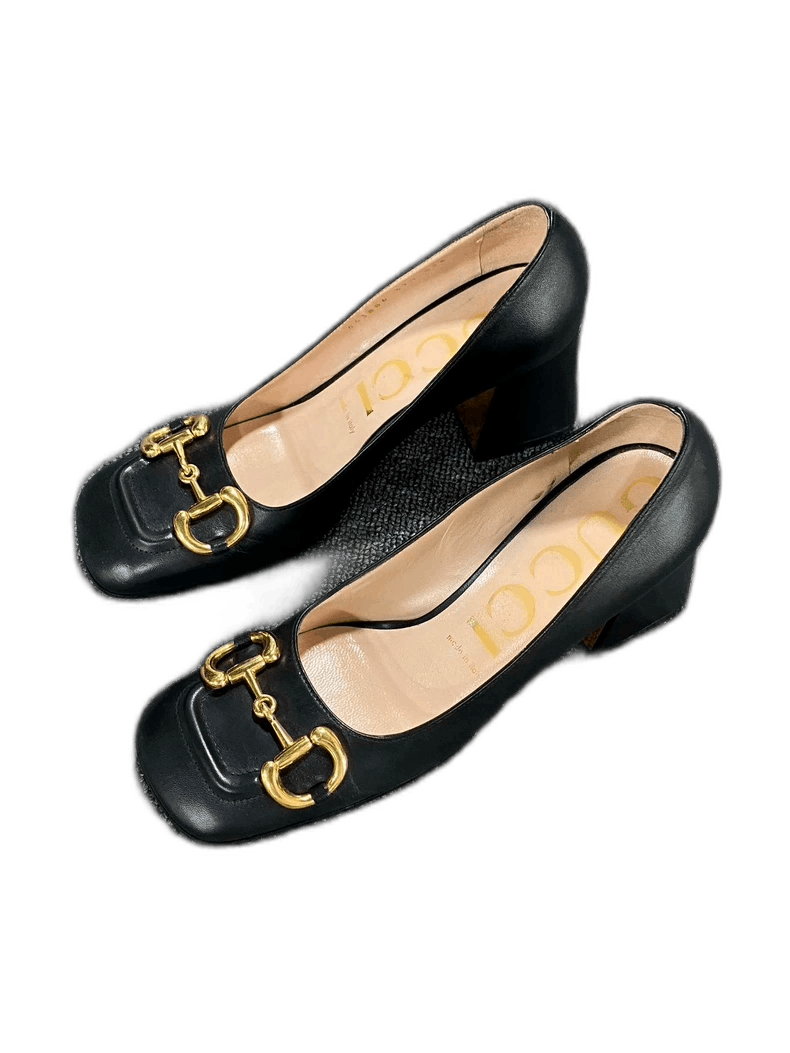 Gucci Black Mary Jane High Heels by Gucci-2505 Size US 7.5 / IT 37.5 - 1 Thumbnail