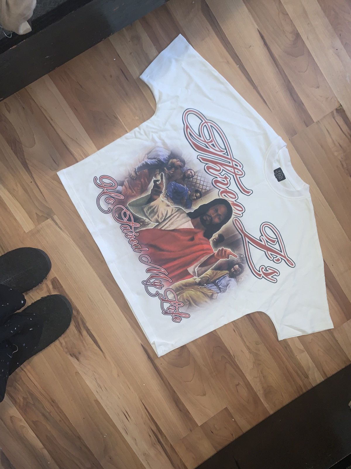 Vintage Jesus Graphic Shirt Size US XL / EU 56 / 4 - 3 Thumbnail