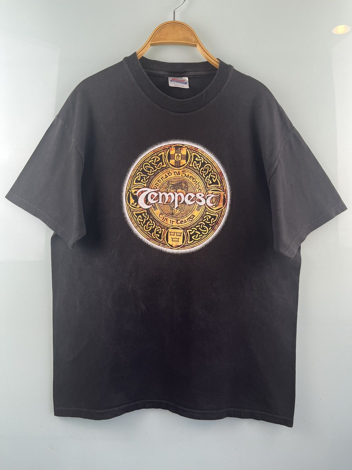 Other Vintage Tempest 2001 Tour Folk Irish Rock Band T Shirt Size US L / EU 52-54 / 3 - 1 Thumbnail