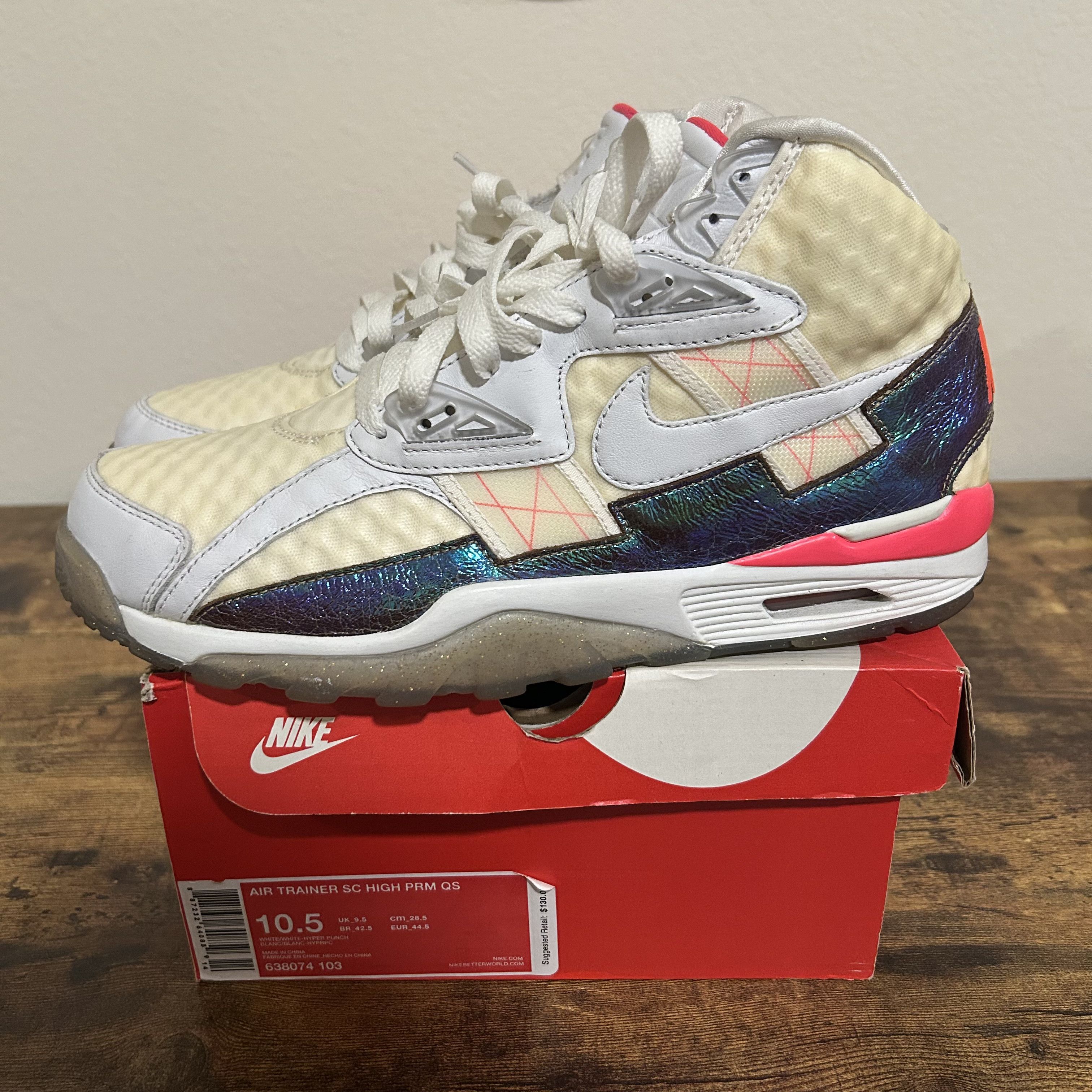 Nike 2013 Air Trainer SC Prm Hyper Punch Bo jackson Size US 10.5 / EU 43-44 - 1 Thumbnail