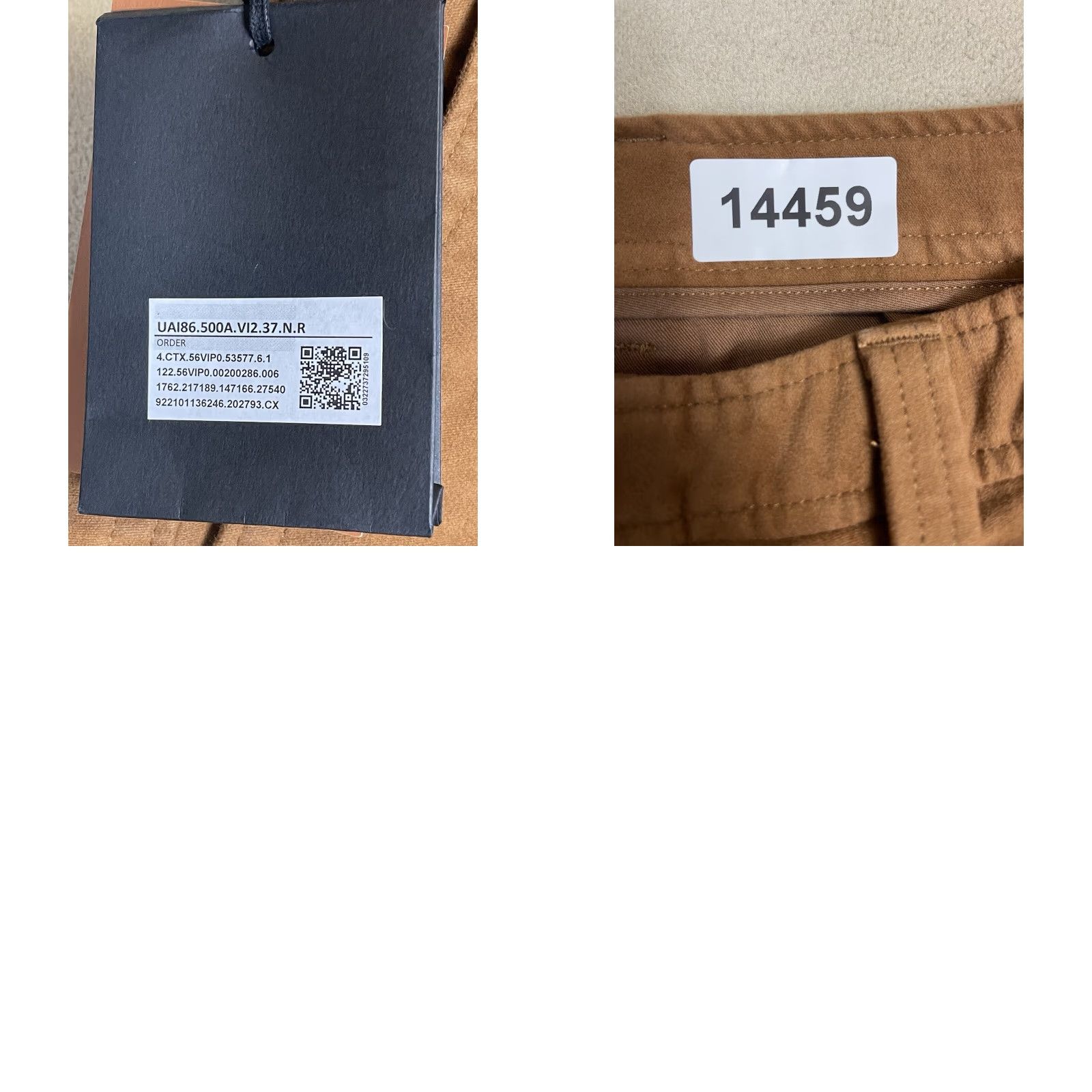 Ermenegildo Zegna Zegna Pants Mens 37 Brown Plated Casual Luxury Designer Pant Adult NWT Size US 37 - 10 Thumbnail