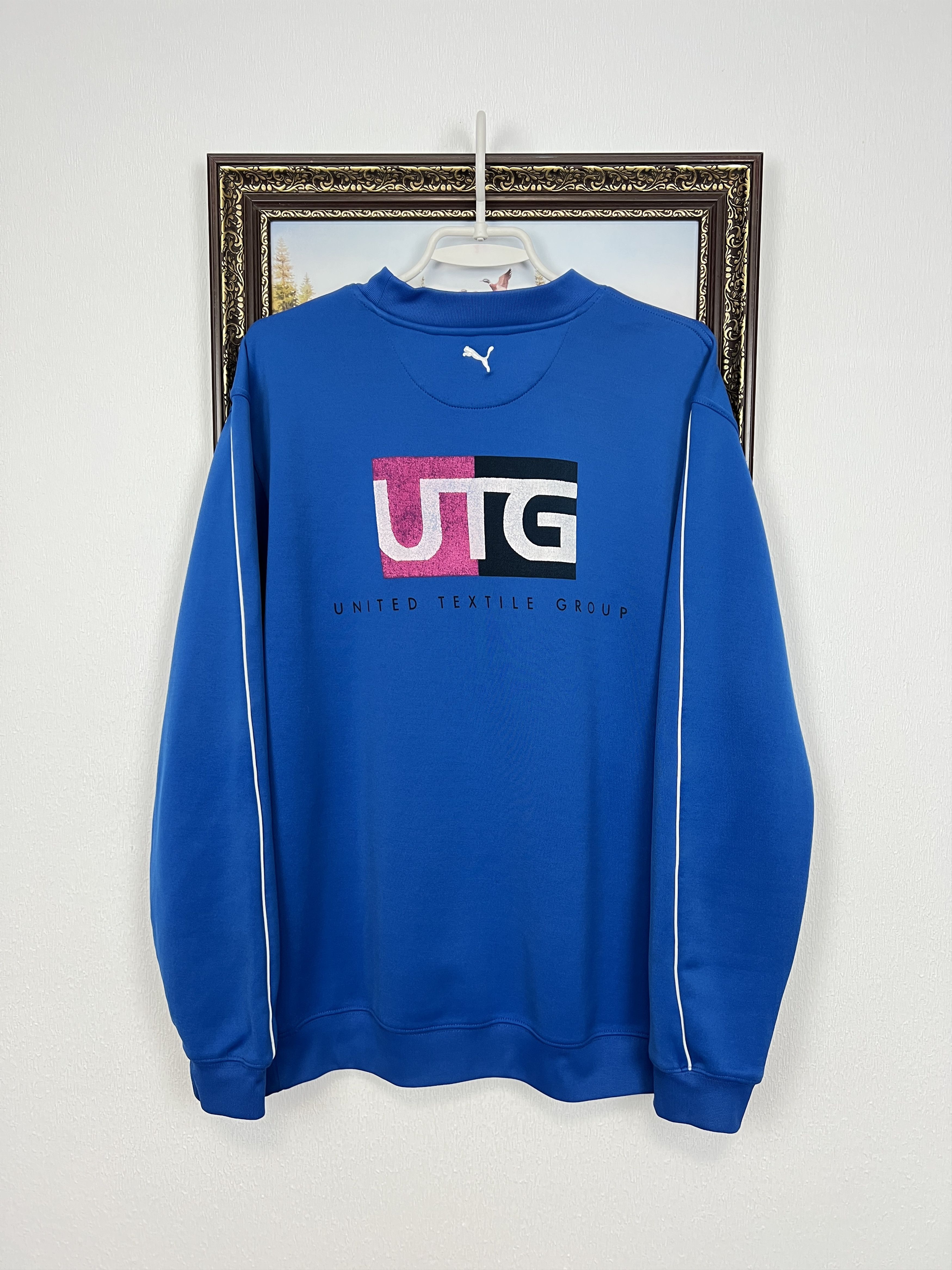 Puma Vintage Puma Midtjylland Football Sweatshirt Blue Soccer Size US XL / EU 56 / 4 - 10 Thumbnail