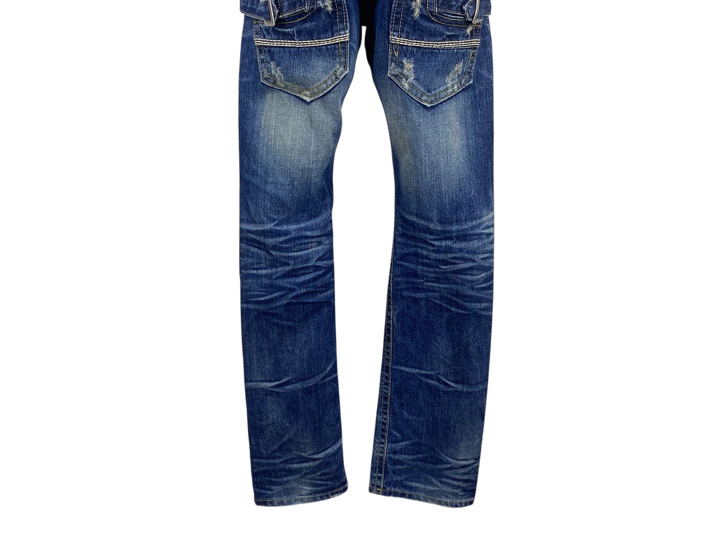 Japanese Brand Lolita Bootcut Denim Flare Jeans Japanese Embellish Jeans Size 27" / US 4 / IT 40 - 8 Thumbnail