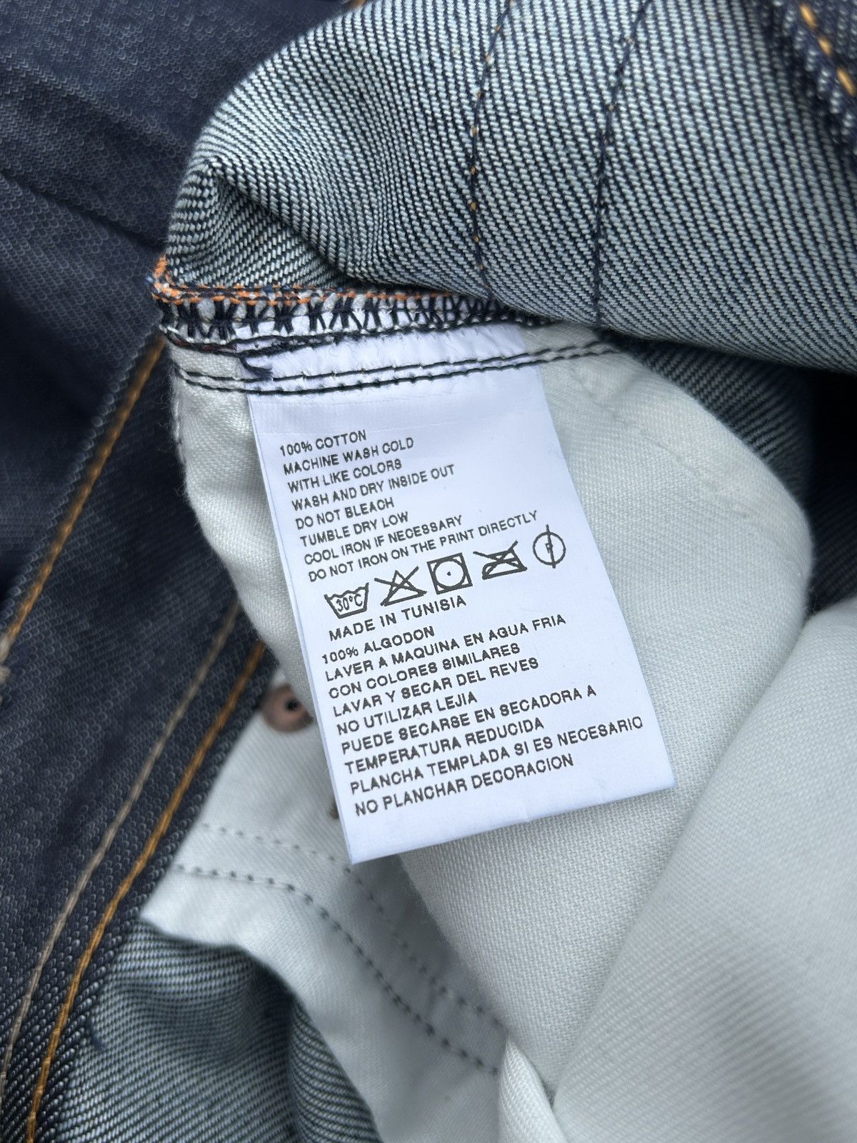 Pelle Pelle Pelle Pelle Cross Fit Indigo Raw Denim Jeans W38 L34 Size US 38 / EU 54 - 14 Thumbnail