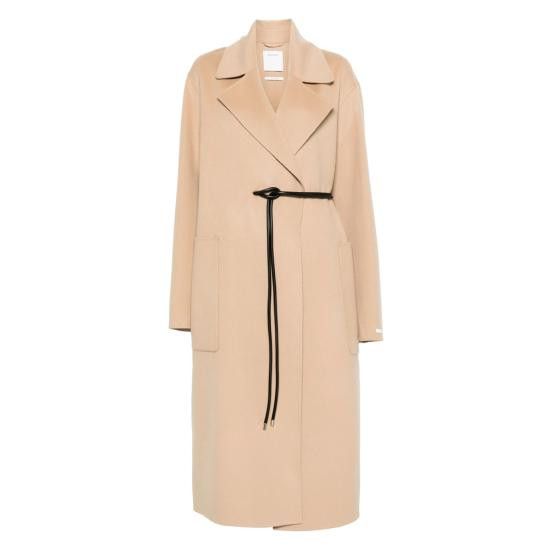 SPORTMAX Women Coats ABATE 747 001 BROWN