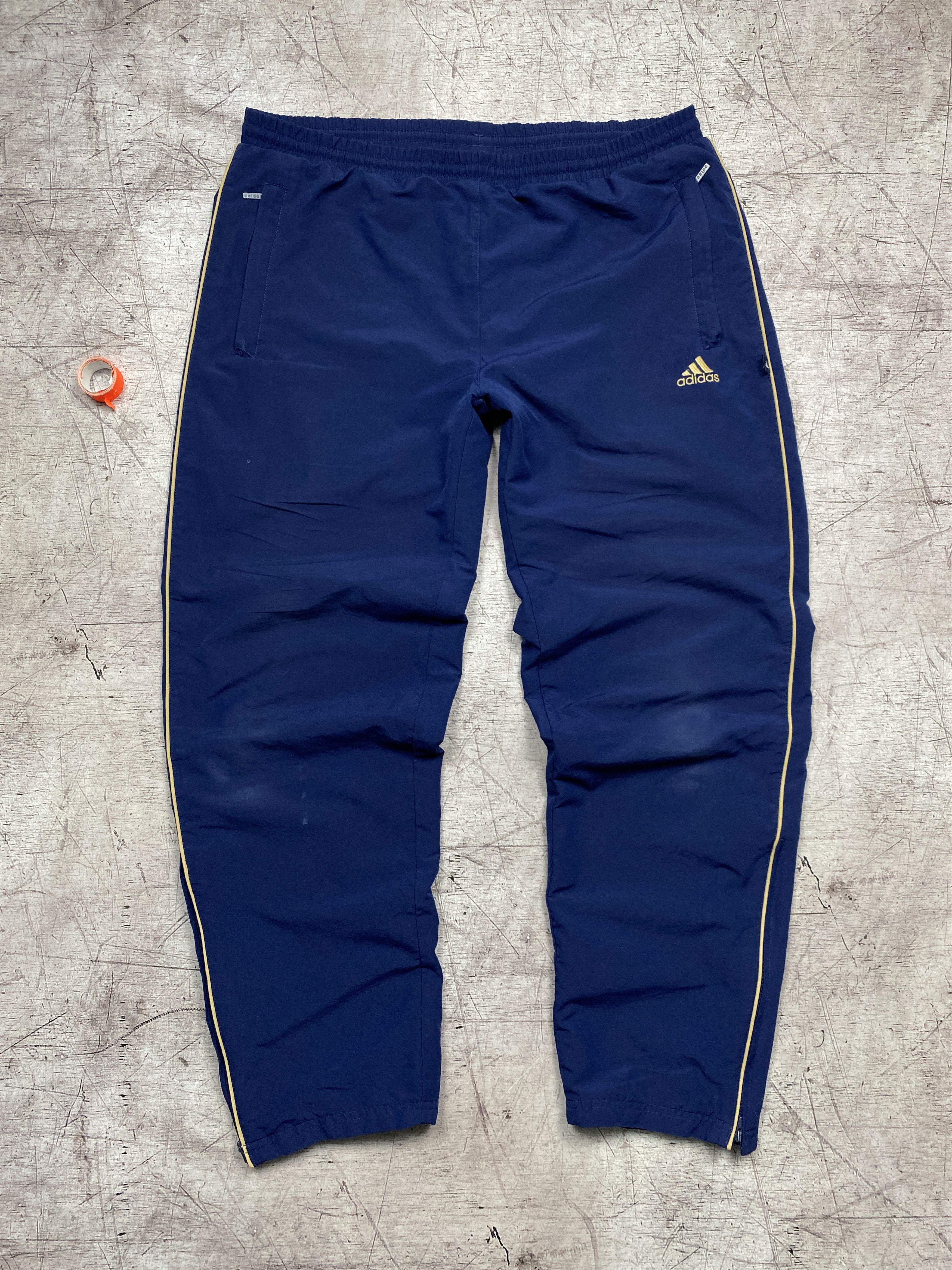 Adidas × Vintage Adidas Vintage Mens Nylon Parachute Track Pants Size US 32 / EU 48 - 1 Thumbnail