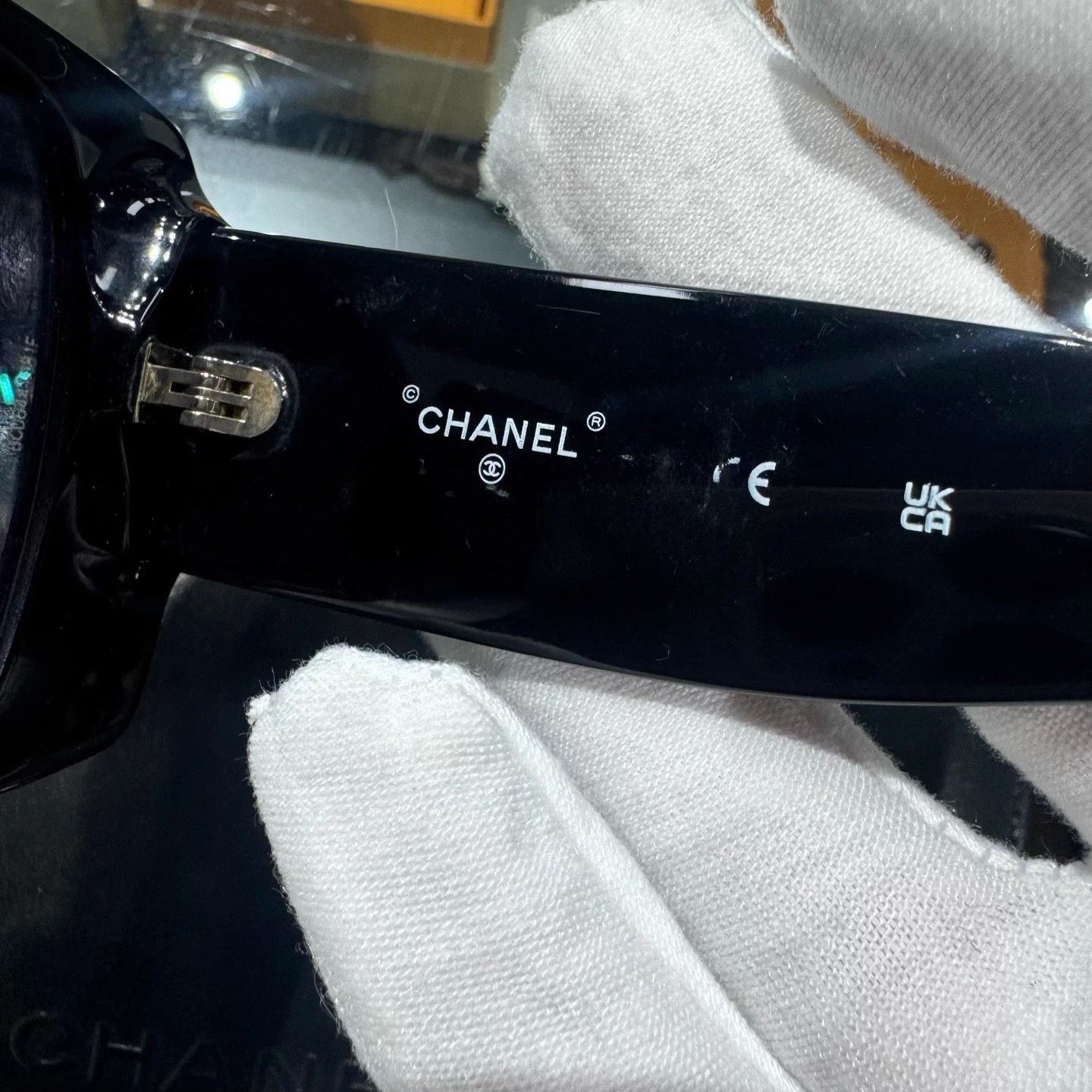 Chanel Chanel square frame woven logo sunglasses 99 New OS Size ONE SIZE - 4 Thumbnail
