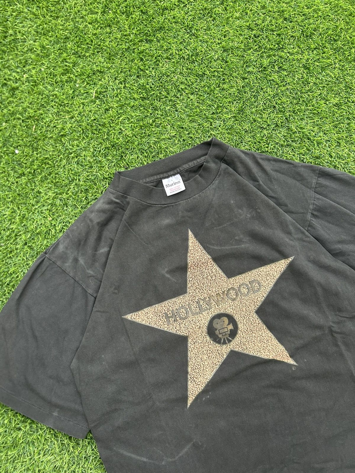Vintage ⚡️OFFER ME⚡️Vintage Thrash 90s Hollywood Walk of Fame Star Tee Size US L / EU 52-54 / 3 - 2 Thumbnail